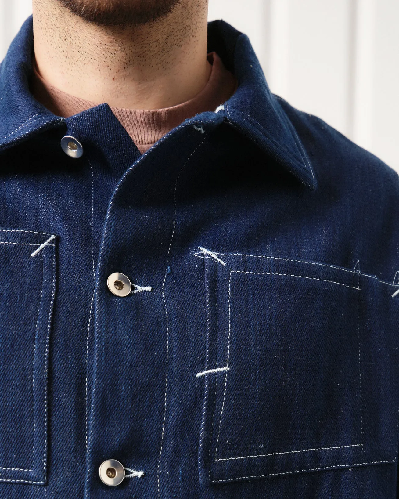 Post Jacket - Indigo Selvedge Denim sold by Story Mfg. product image thumbnail 4