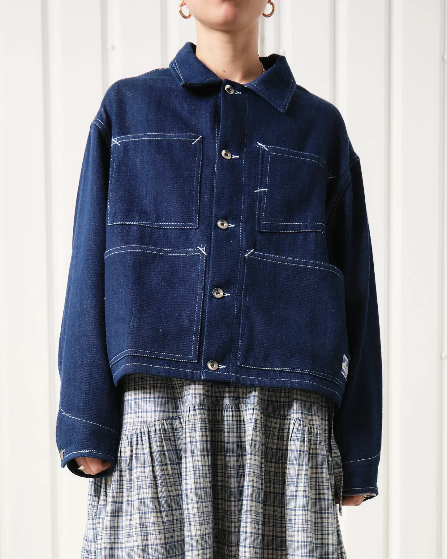 Post Jacket - Indigo Selvedge Denim sold by Story Mfg. product image thumbnail 2