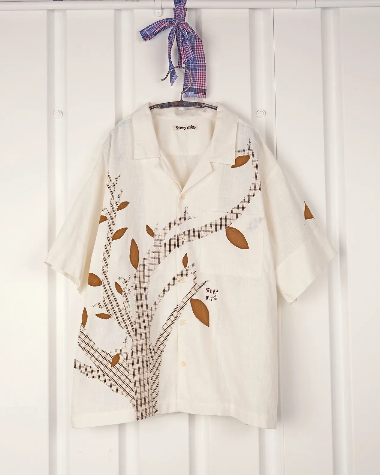 Greetings Shirt SS - Ecru Tree sold by Story Mfg. product image thumbnail 2