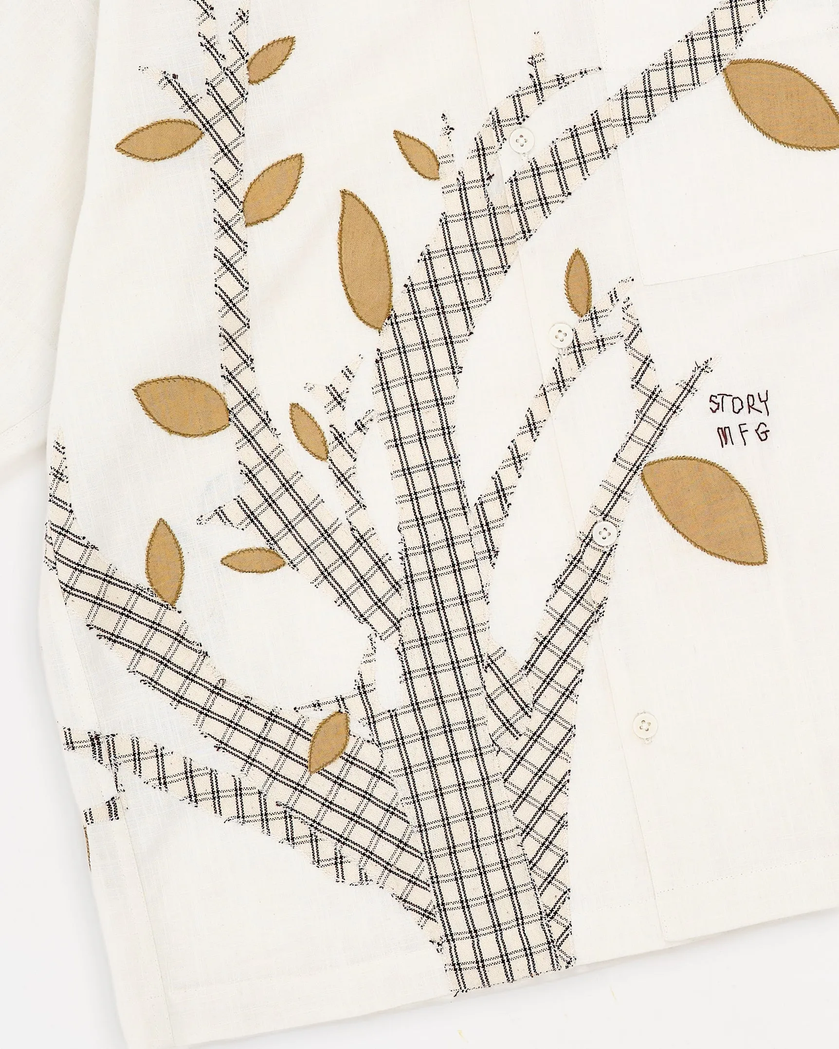 Greetings Shirt SS - Ecru Tree sold by Story Mfg. product image thumbnail 5