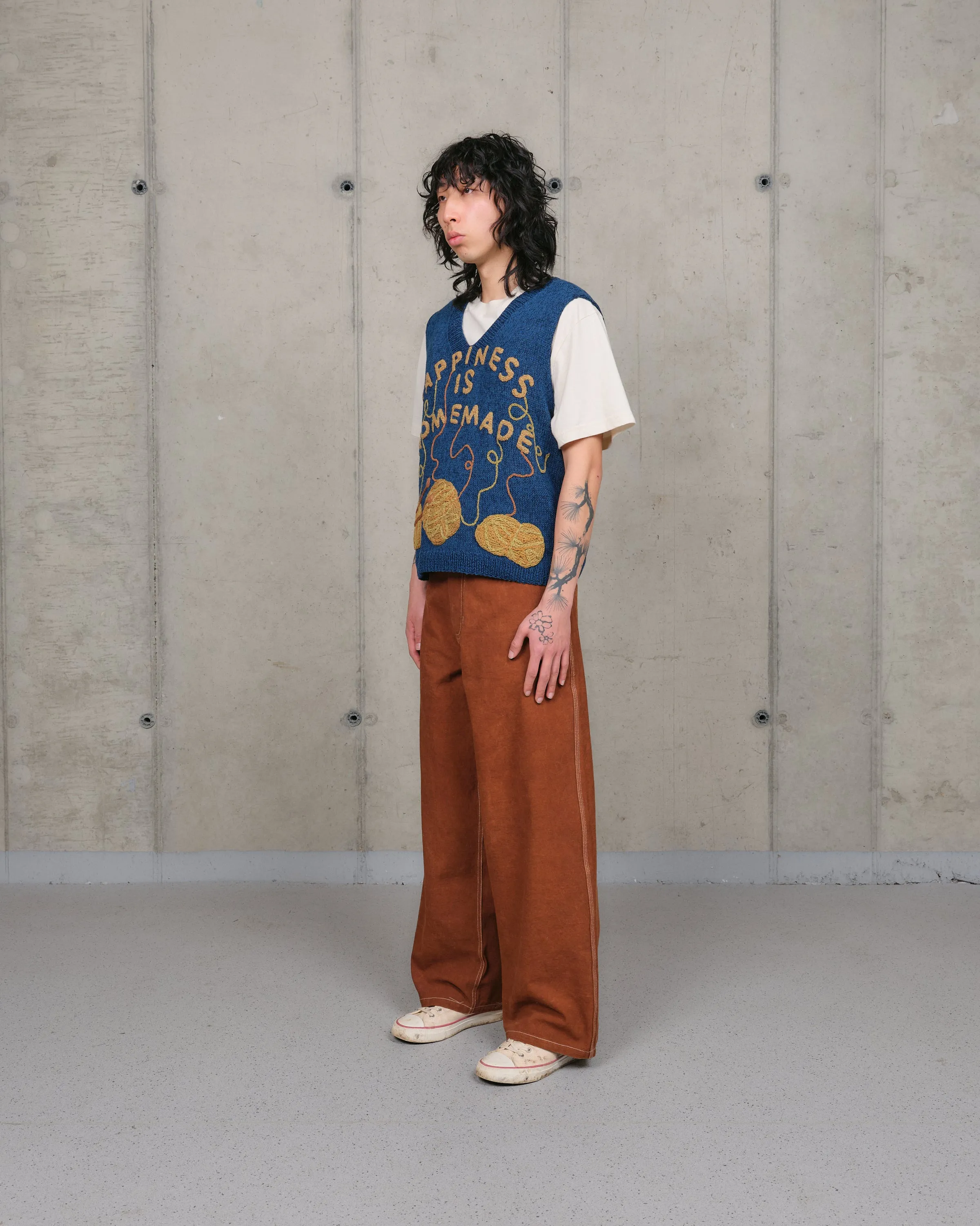 Party Knit Vest - Indigo Homemade sold by Story Mfg. product image thumbnail 4