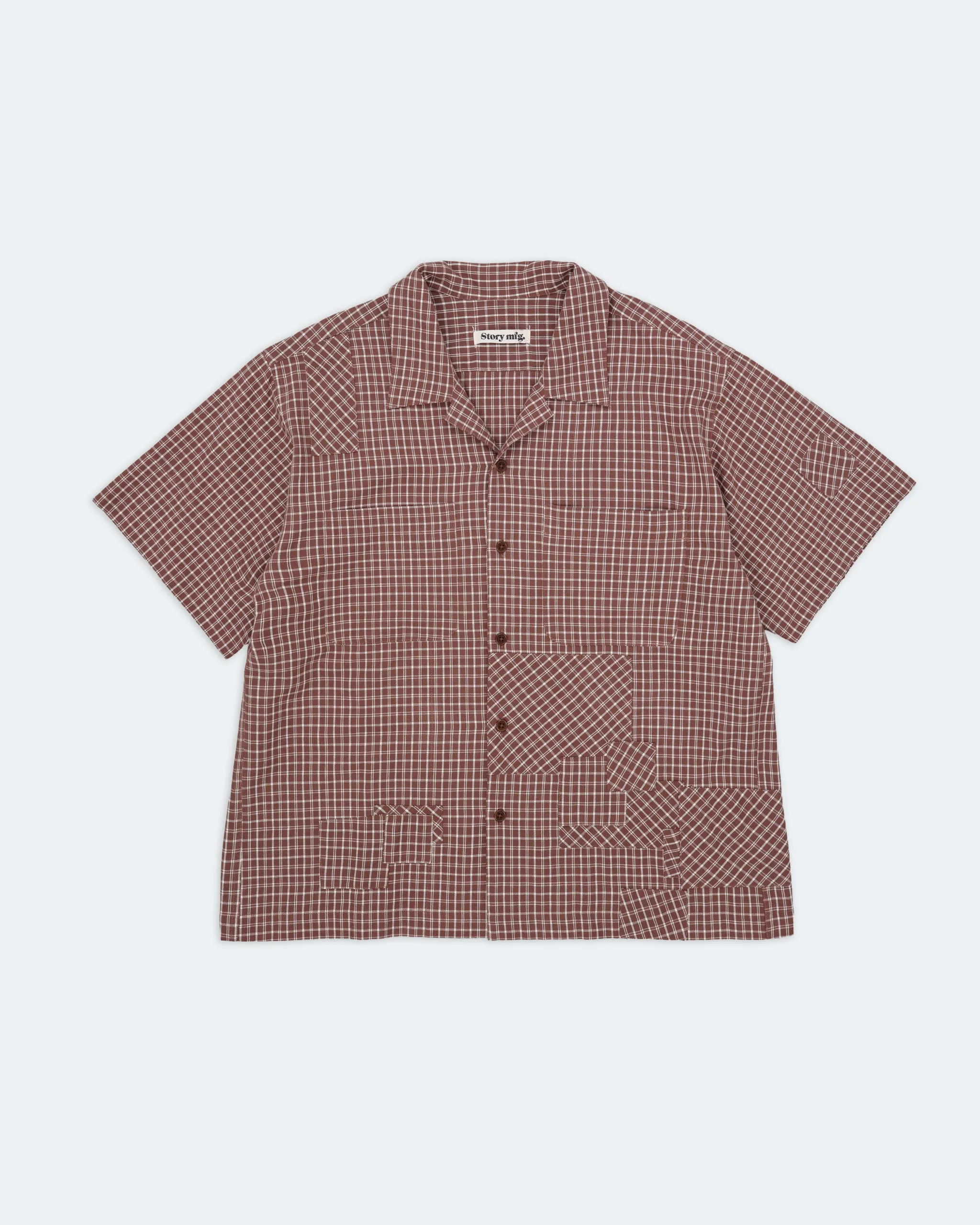 PA Shirt SS - Brown Check sold by Story Mfg. product image thumbnail 3