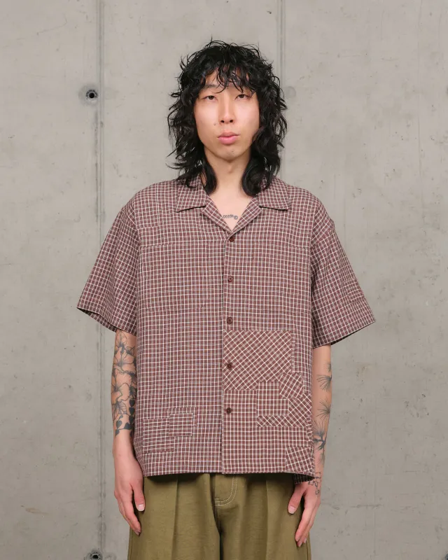 PA Shirt SS - Brown Check sold by Story Mfg.