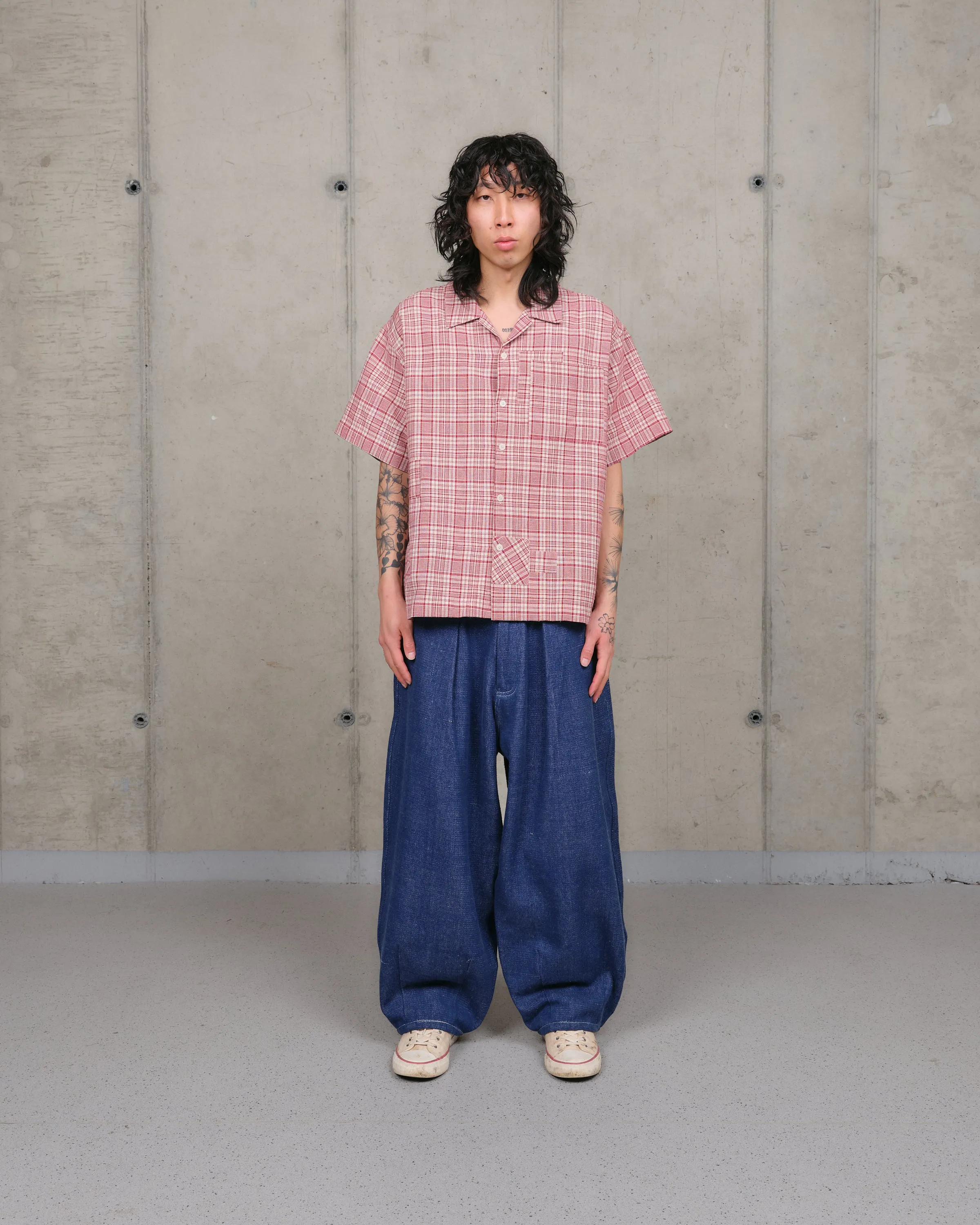 Greetings Shirt SS - Red Check Picnic sold by Story Mfg. product image thumbnail 2