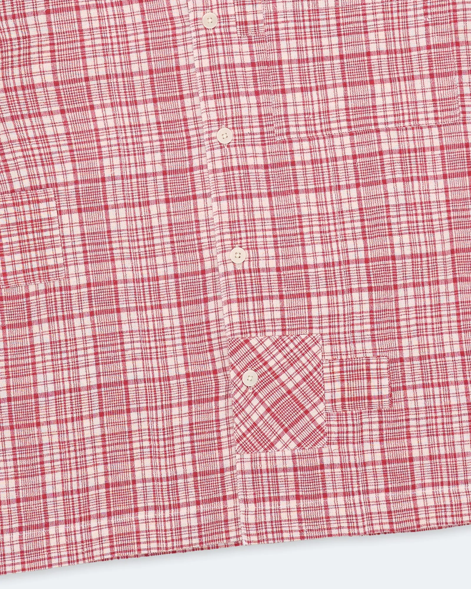Greetings Shirt SS - Red Check Picnic sold by Story Mfg. product image thumbnail 5
