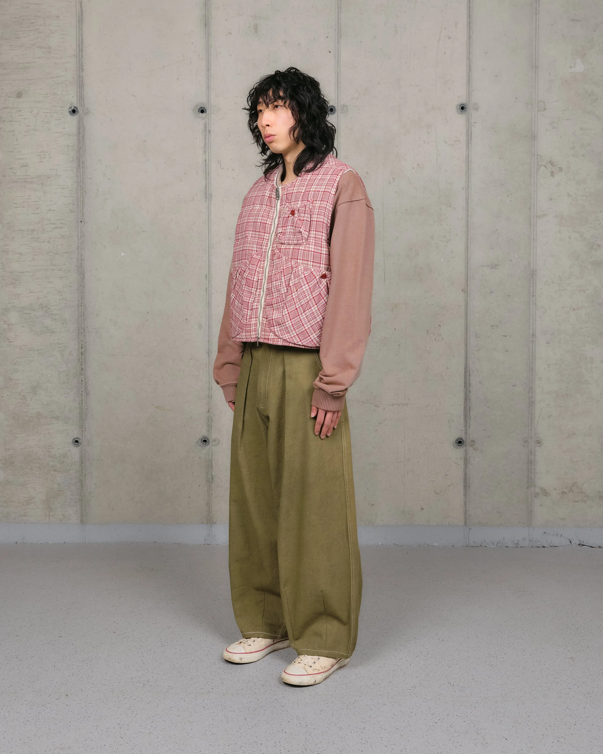 Girolle Vest - Red Check sold by Story Mfg. product image thumbnail 4