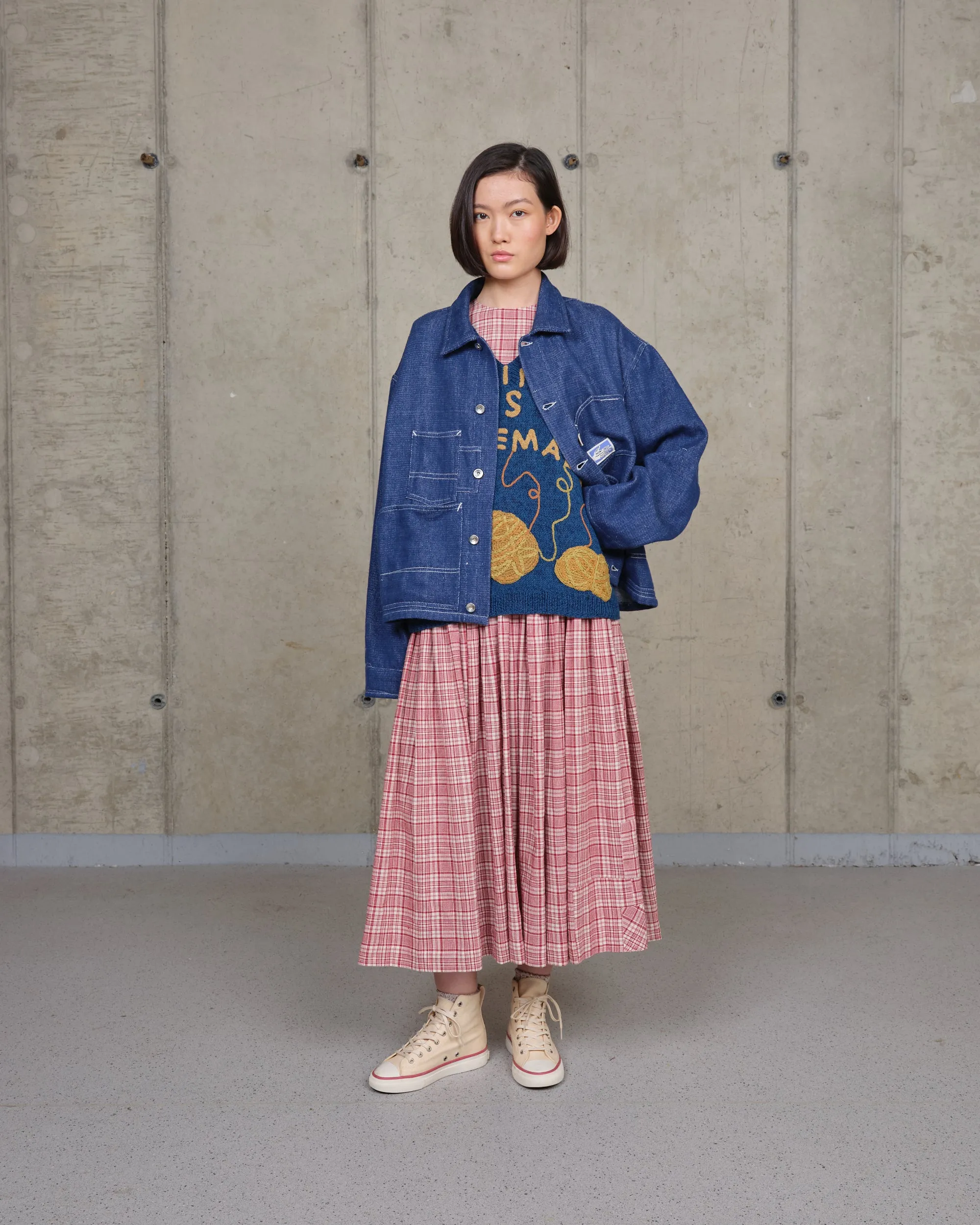 Echo Dress - Red Check Picnic sold by Story Mfg. product image thumbnail 4