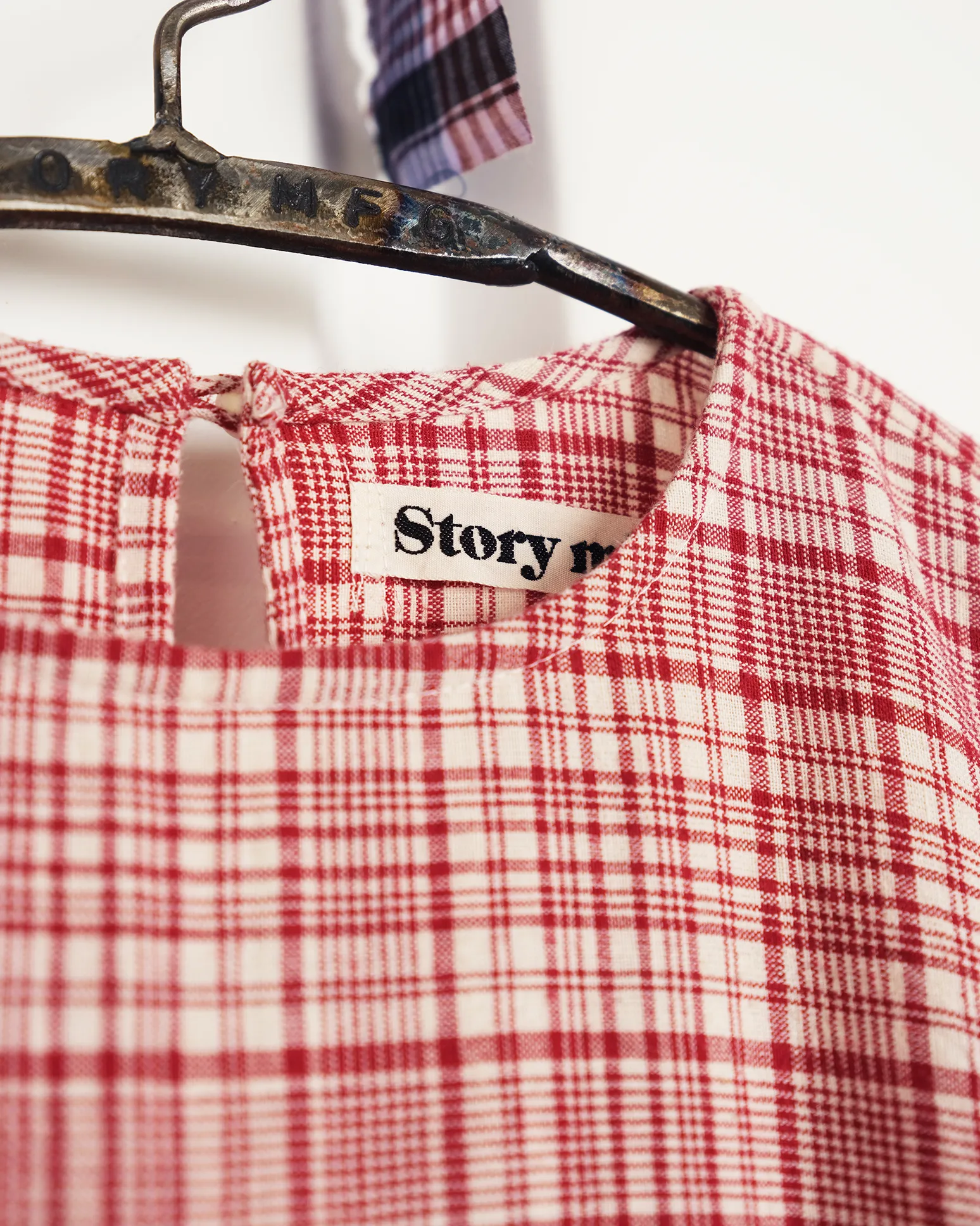 Echo Dress - Red Check Picnic sold by Story Mfg. product image thumbnail 3