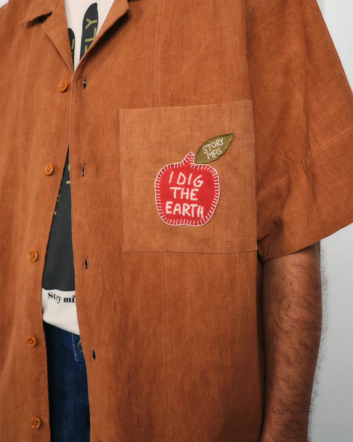 Greetings Shirt SS - Apple sold by Story Mfg. product image thumbnail 4