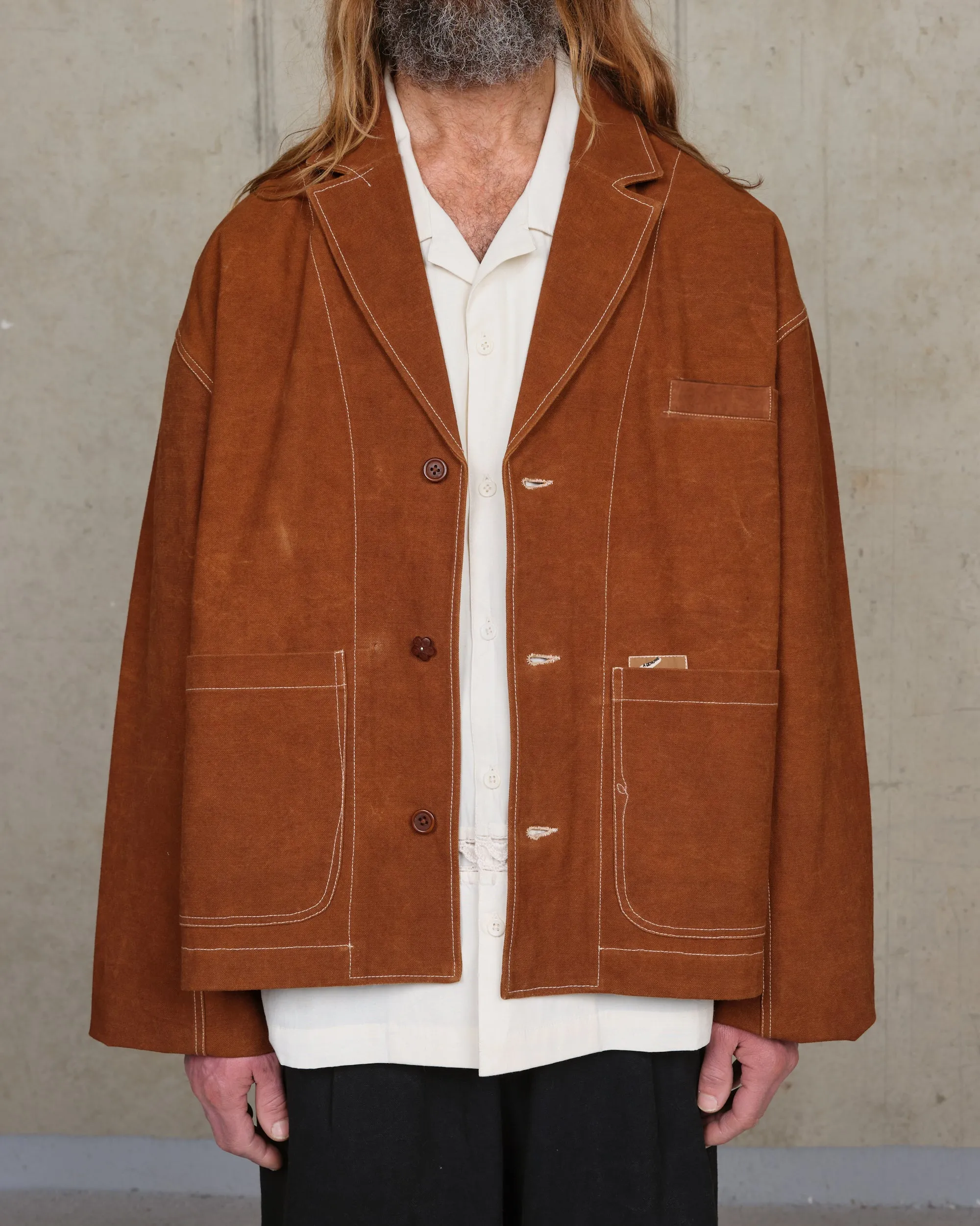 Cove Jacket - Brown Wonky-Wear sold by Story Mfg. product image thumbnail 5