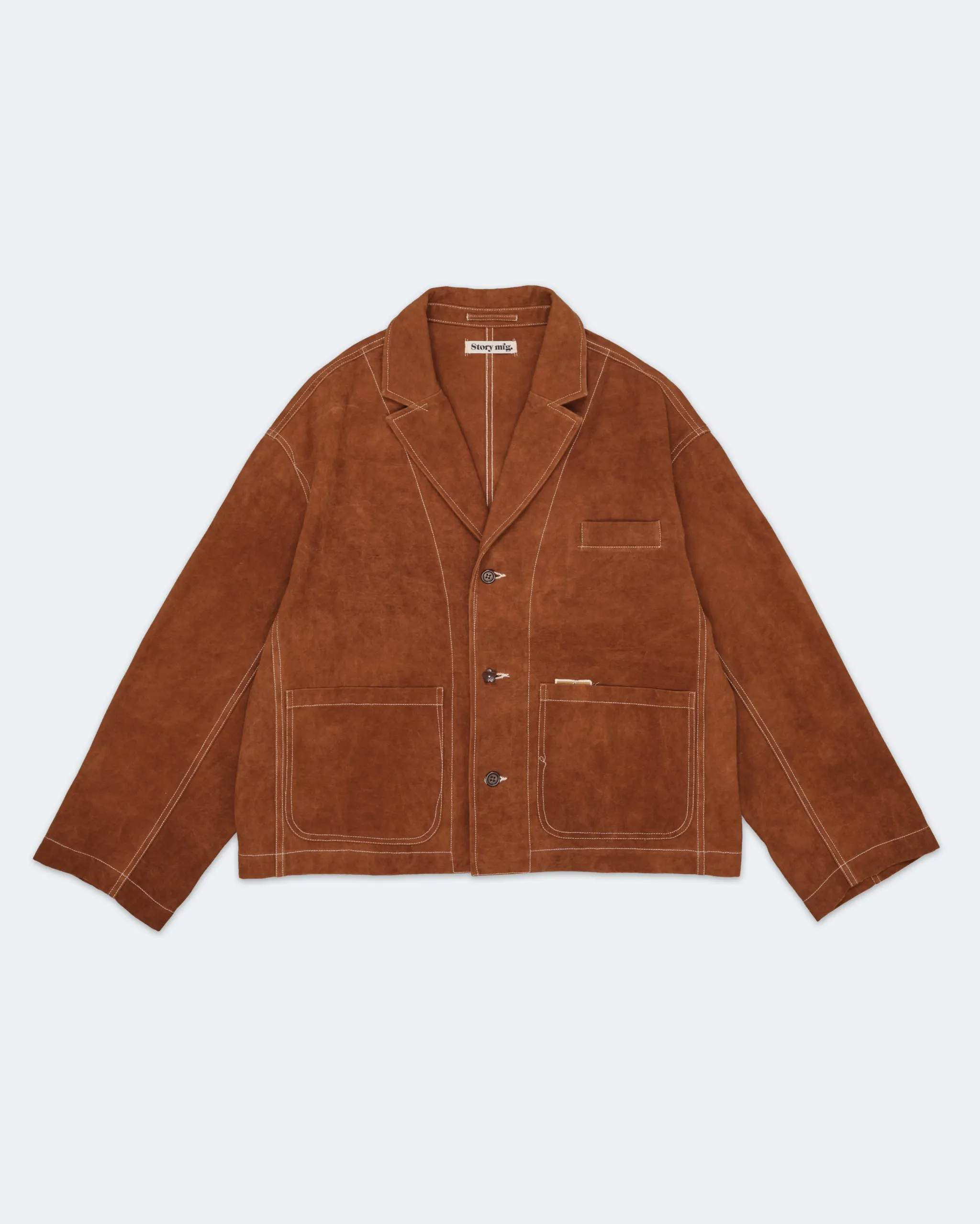 Cove Jacket - Brown Wonky-Wear sold by Story Mfg. product image thumbnail 4