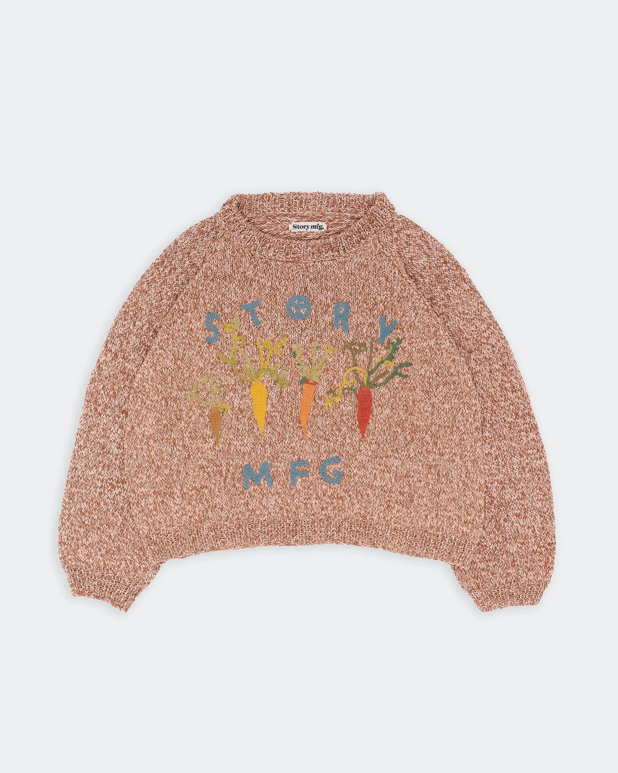 Bulb Knit Jumper - Brown Carrots sold by Story Mfg. product image thumbnail 3