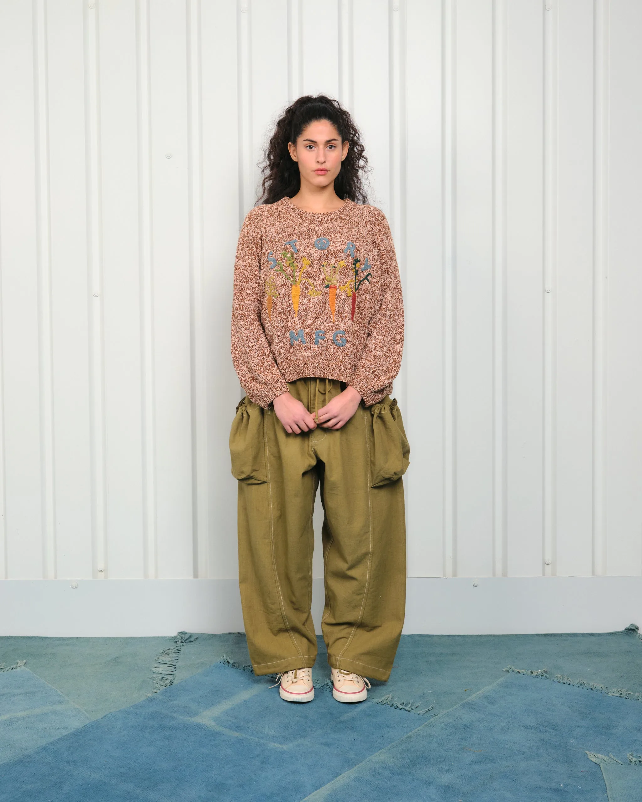 Bulb Knit Jumper - Brown Carrots sold by Story Mfg. product image thumbnail 2