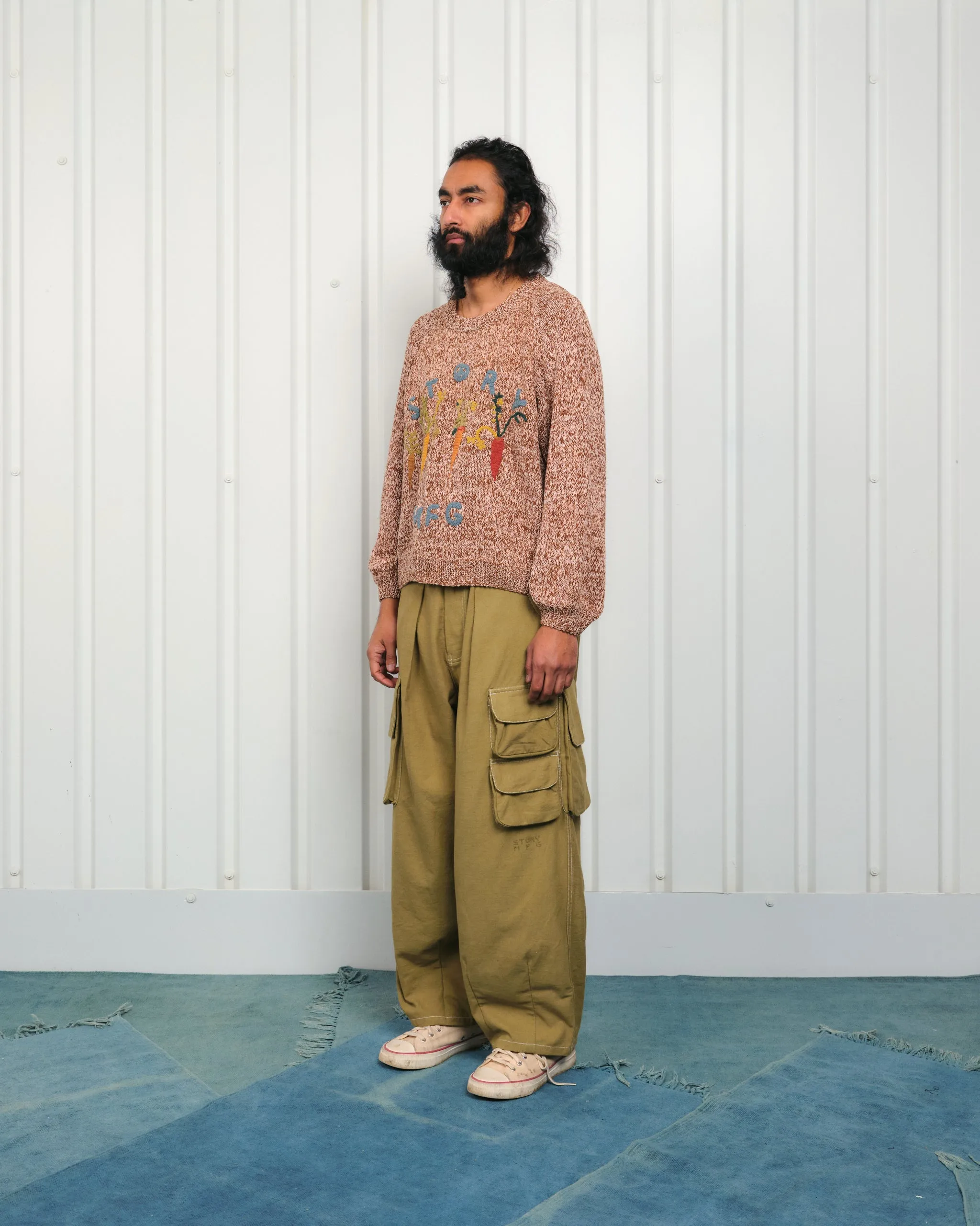 Bulb Knit Jumper - Brown Carrots sold by Story Mfg. product image thumbnail 4