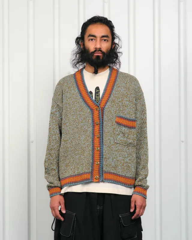 Bulb Knit Cardigan - Twisted Green made by Story Mfg.