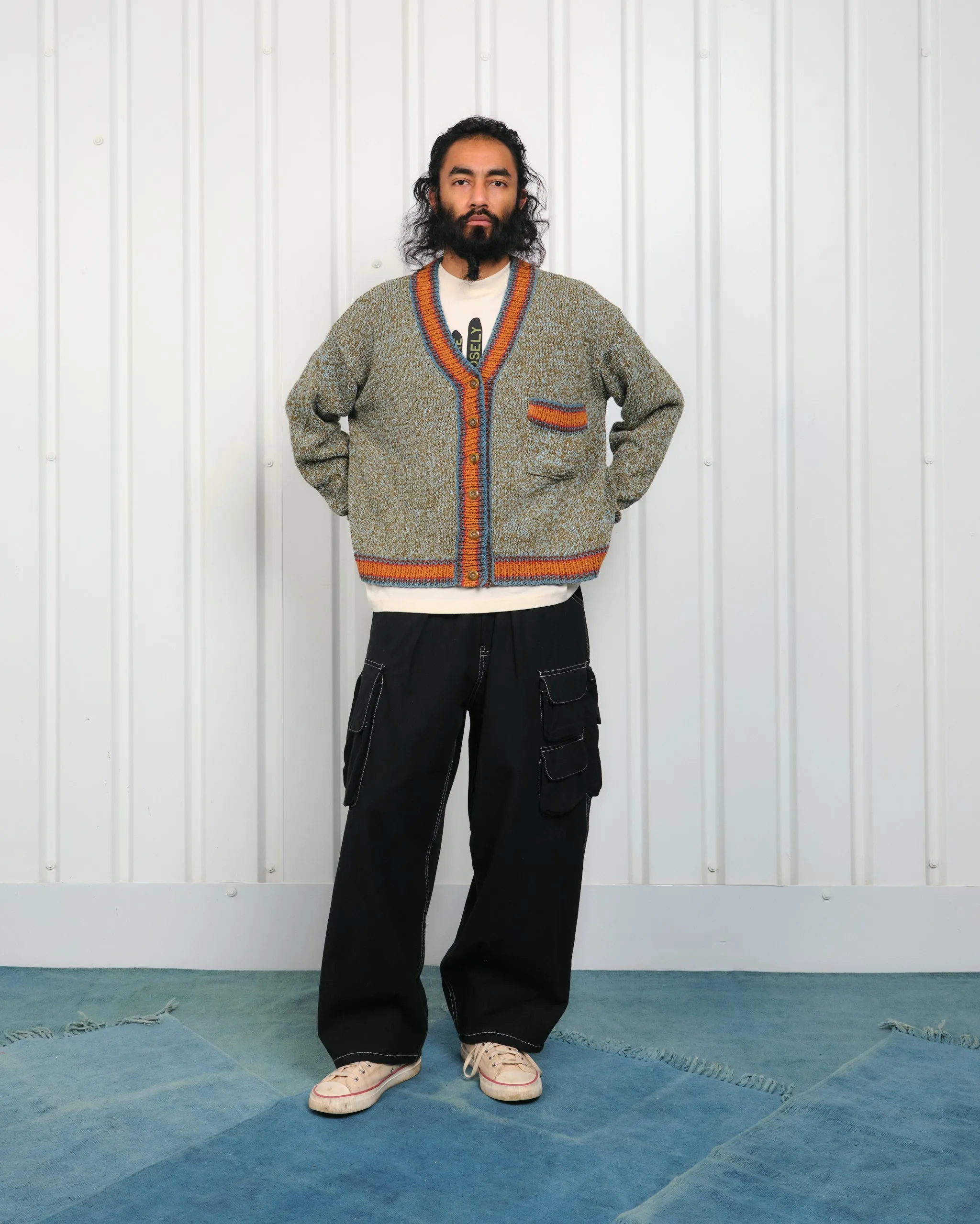 Bulb Knit Cardigan - Twisted Green sold by Story Mfg. product image thumbnail 3