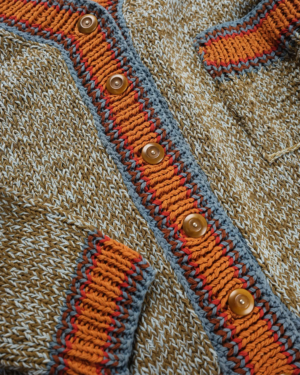 Bulb Knit Cardigan - Twisted Green sold by Story Mfg. product image thumbnail 4