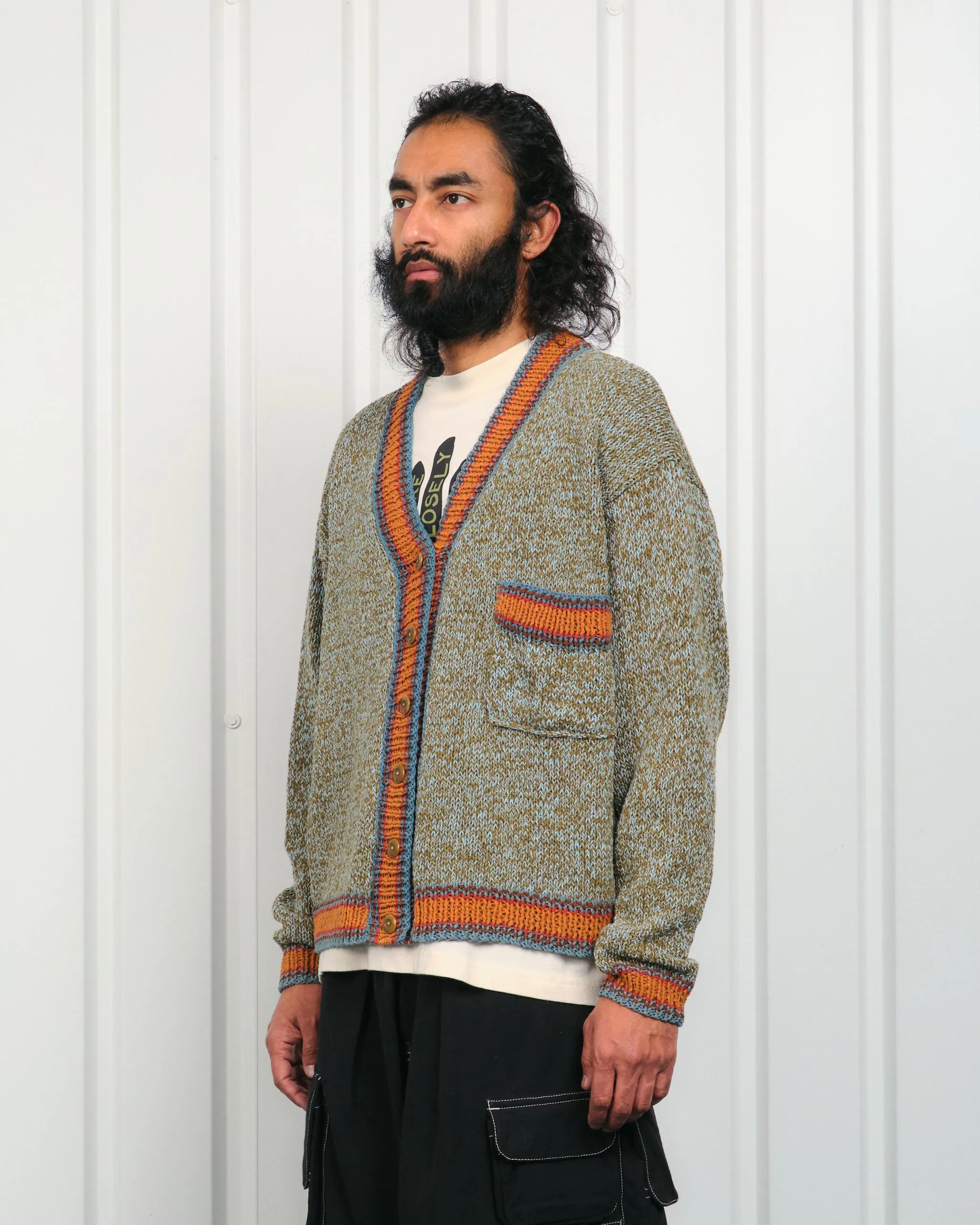 Bulb Knit Cardigan - Twisted Green sold by Story Mfg. product image thumbnail 5