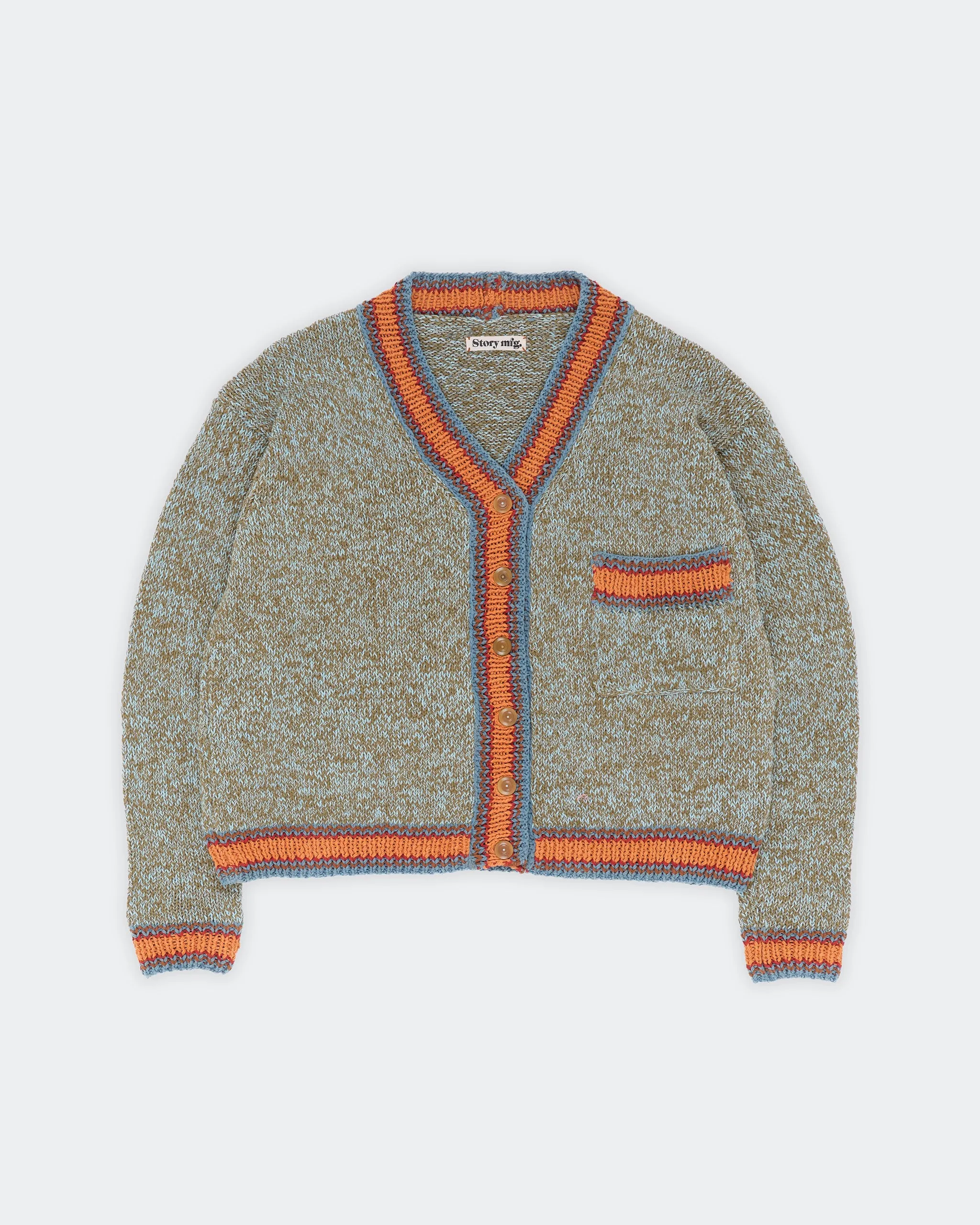 Bulb Knit Cardigan - Twisted Green sold by Story Mfg. product image thumbnail 2