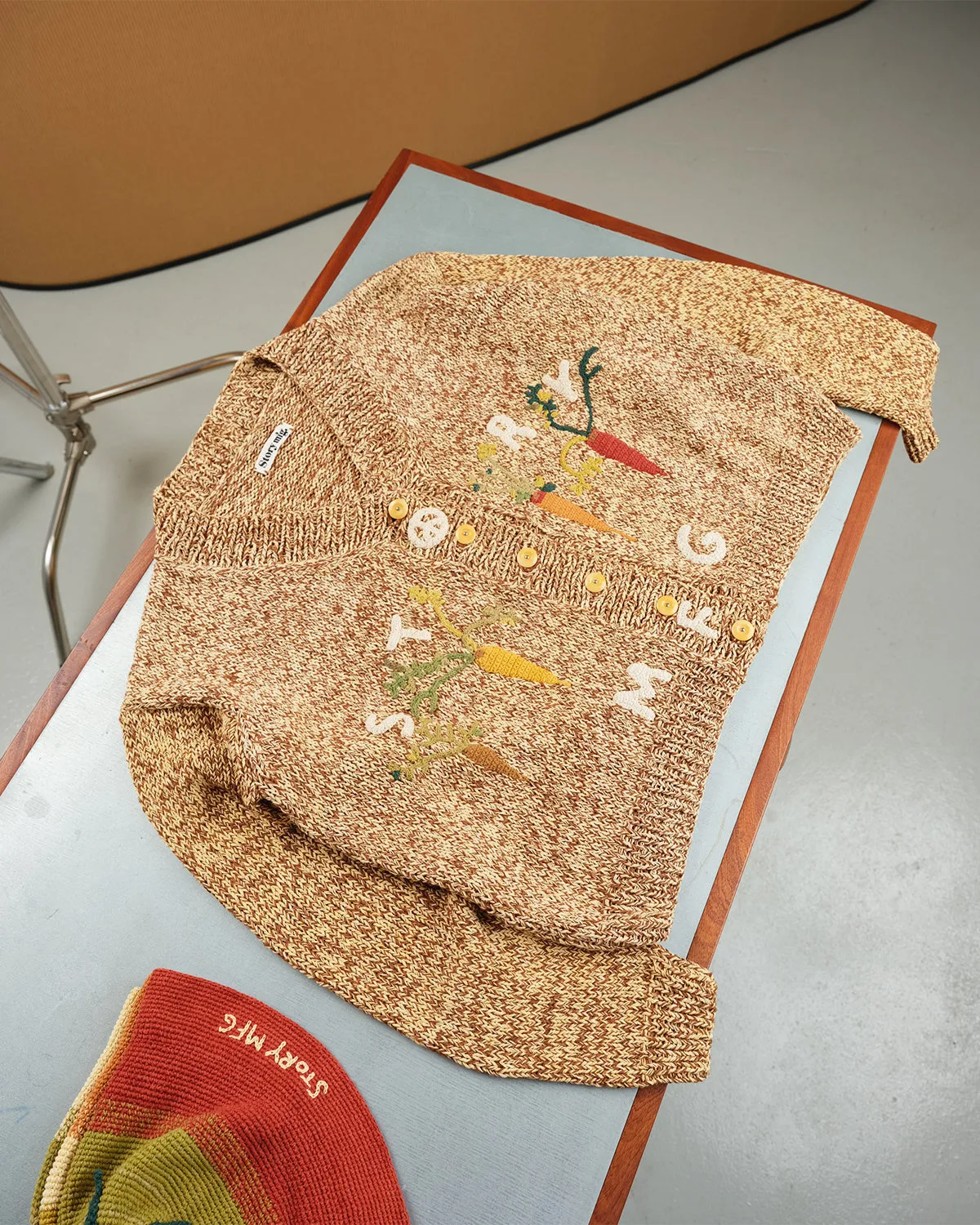 Bulb Knit Cardigan - Jackfruit Carrots sold by Story Mfg. product image thumbnail 5
