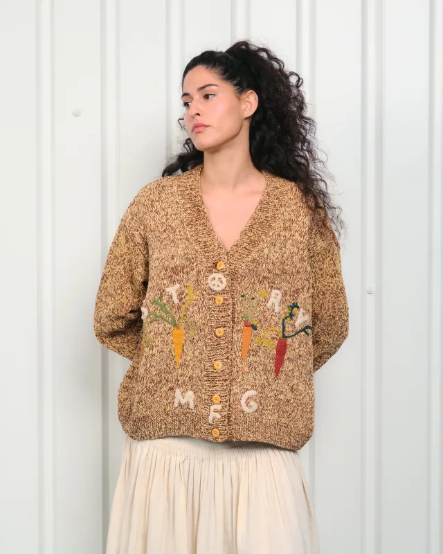 Bulb Knit Cardigan - Jackfruit Carrots made by Story Mfg.