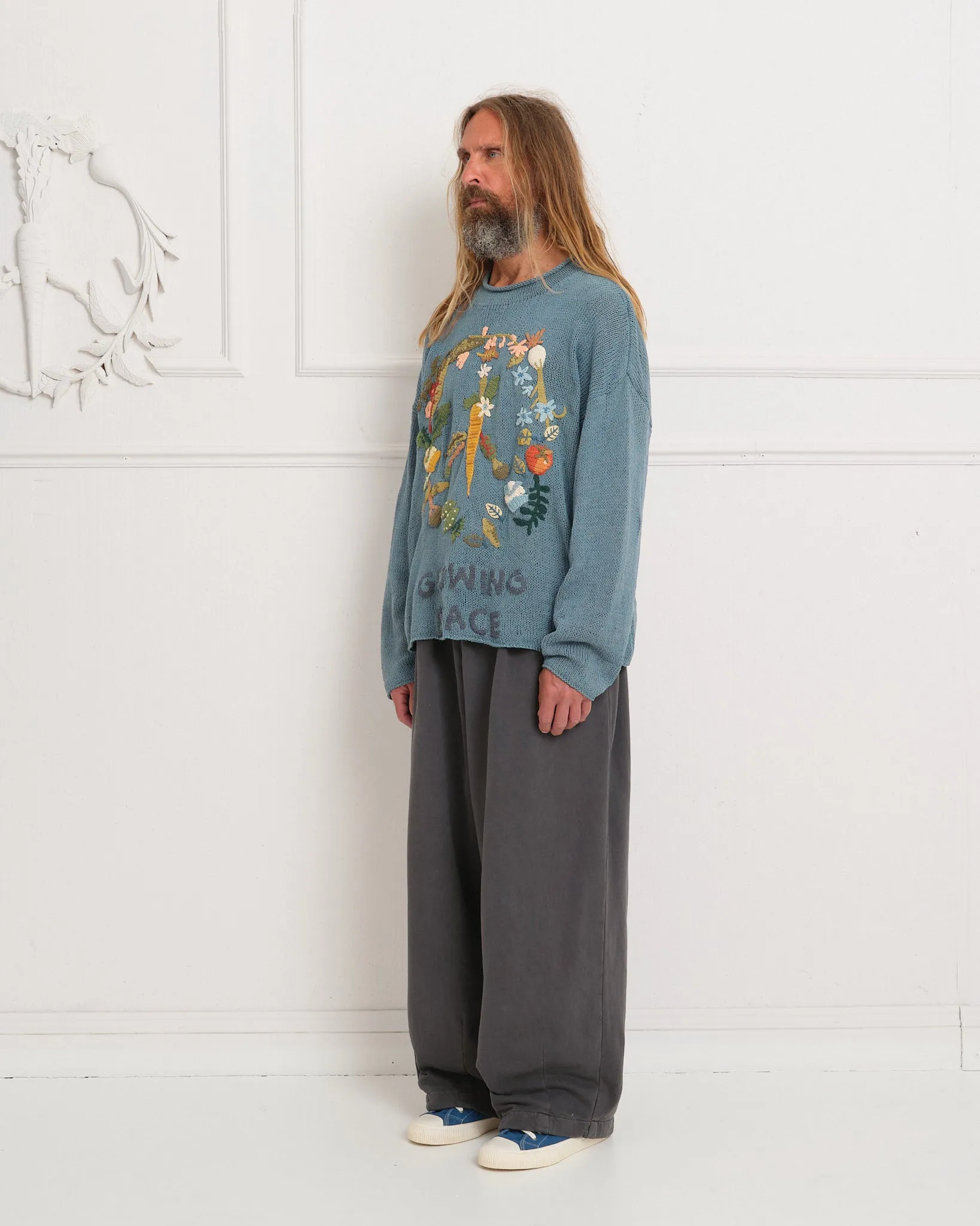 Twinsun Knit Rollneck - Purple Growing Peace sold by Story Mfg. product image thumbnail 5