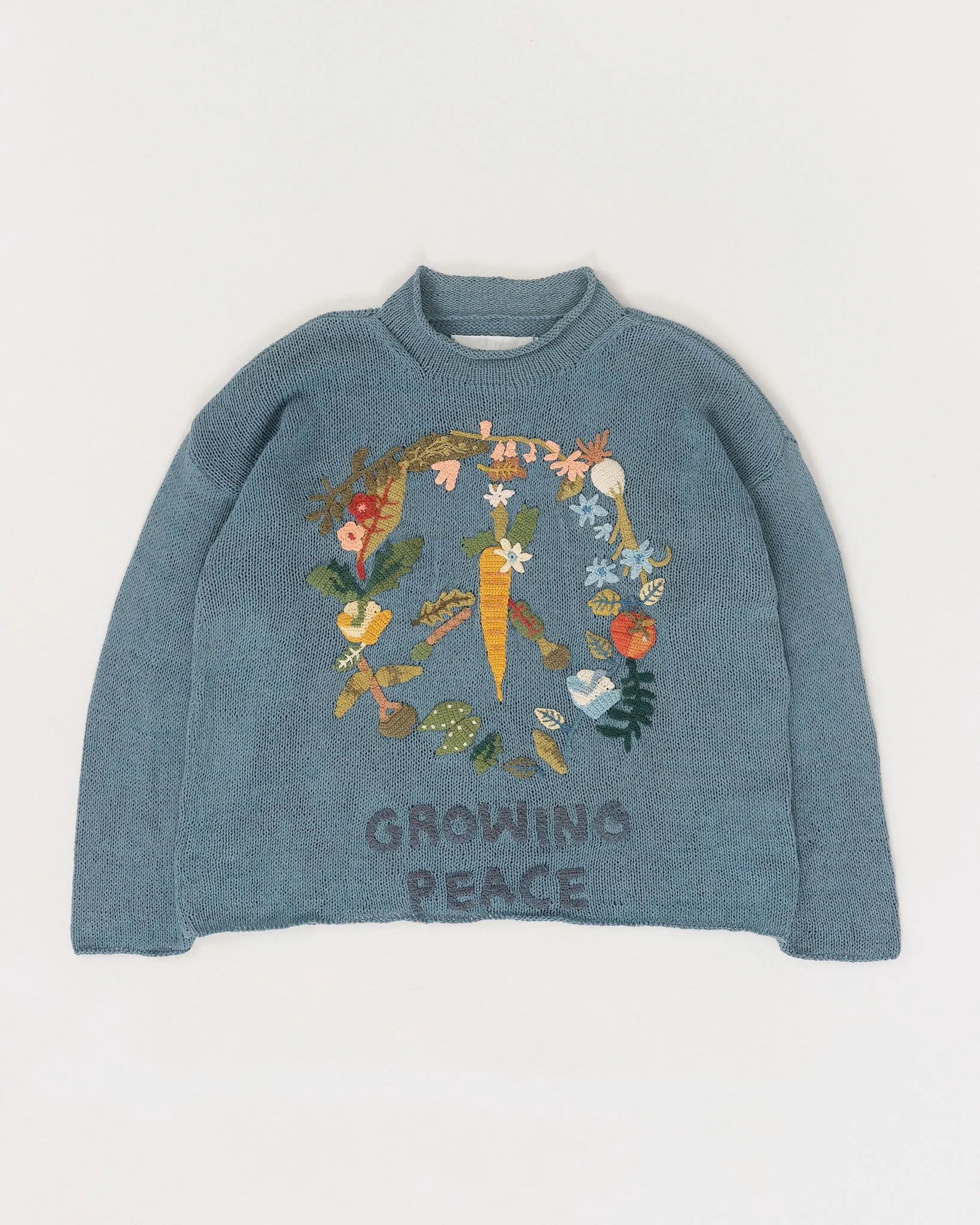 Twinsun Knit Rollneck - Purple Growing Peace sold by Story Mfg. product image thumbnail 4