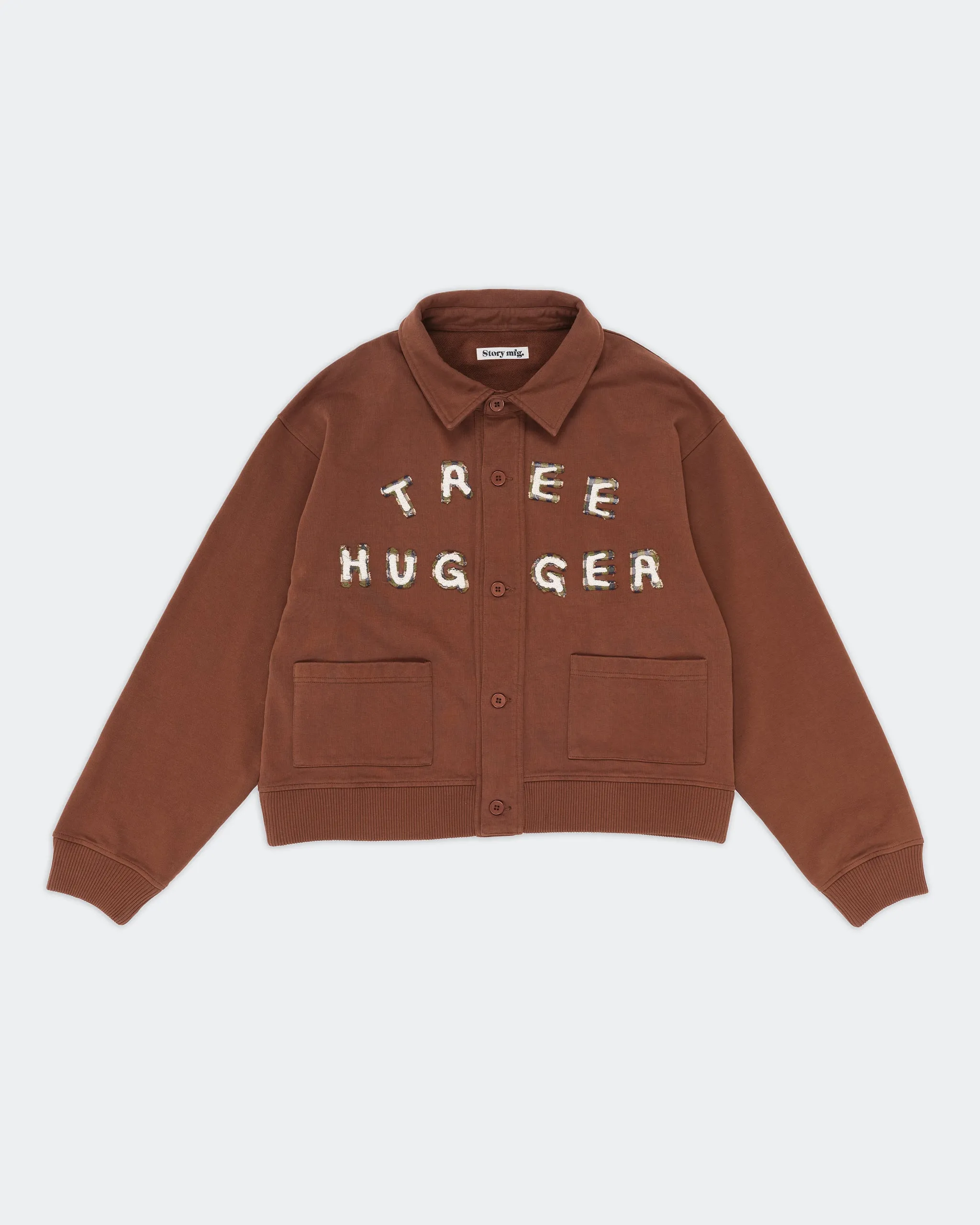 Walking Cardigan - Brown Tree Hugger sold by Story Mfg.