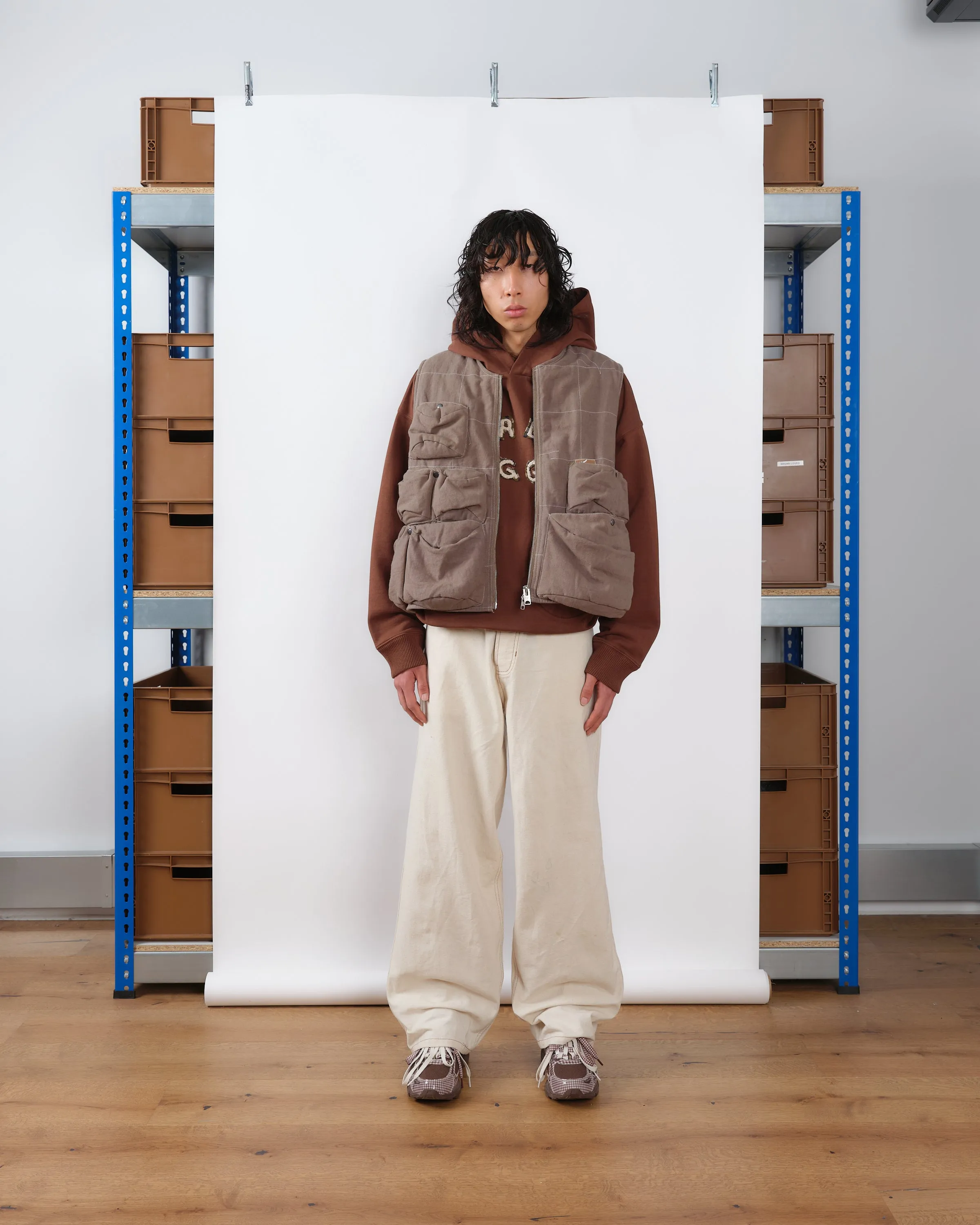 Mitten Hoodie - Brown Tree Hugger sold by Story Mfg. product image thumbnail 5