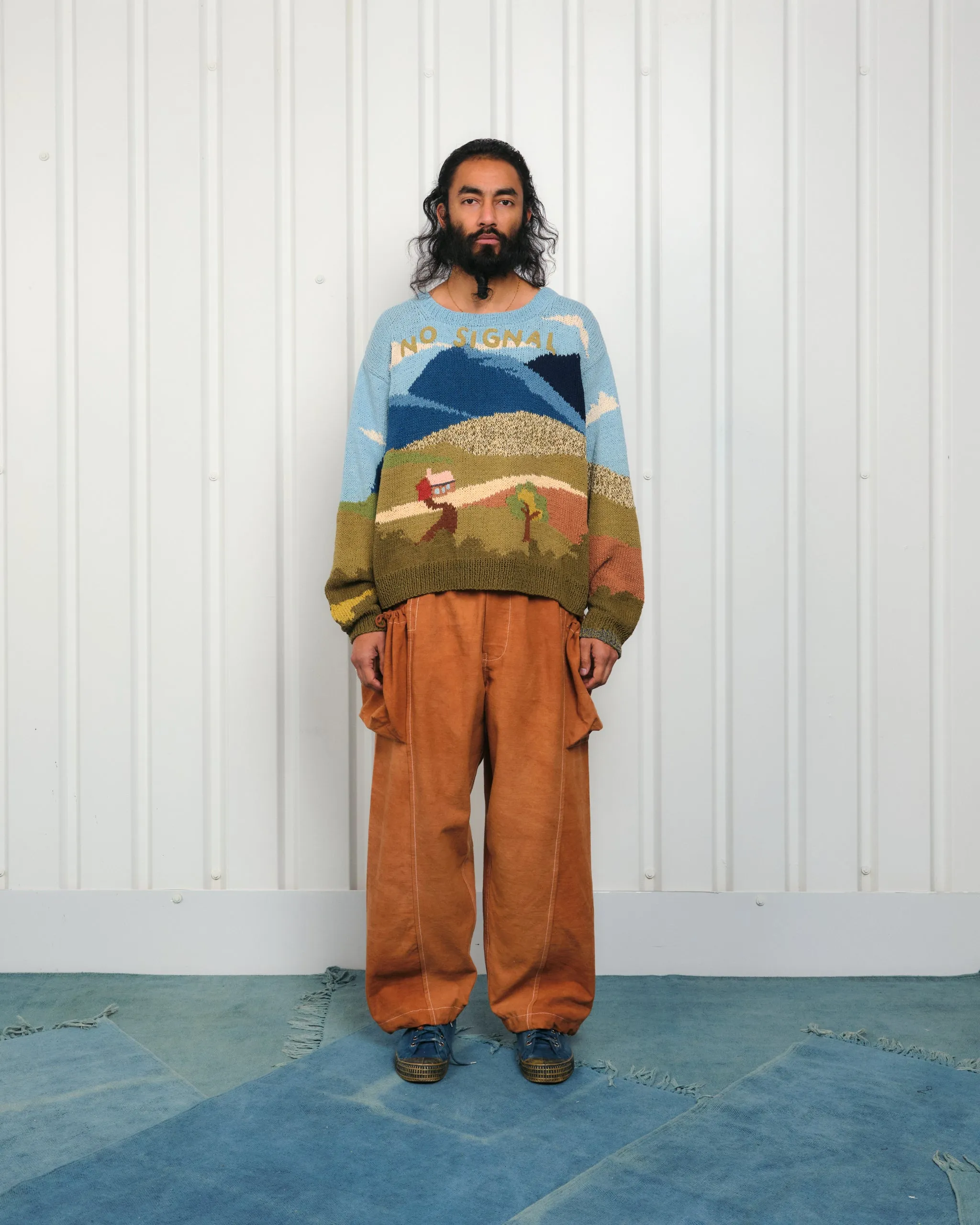 Salt Pants - Brown Contrast Slub sold by Story Mfg. product image thumbnail 3