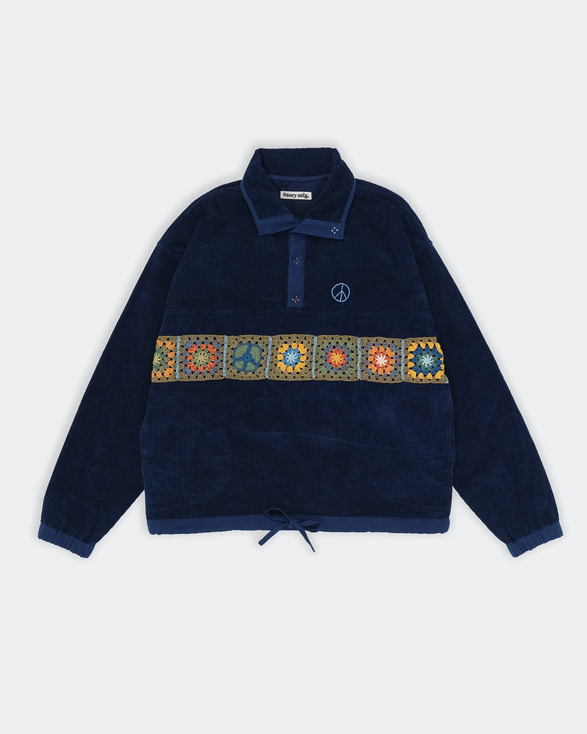 Polite Pullover - Indigo Corduroy sold by Story Mfg. product image thumbnail 2