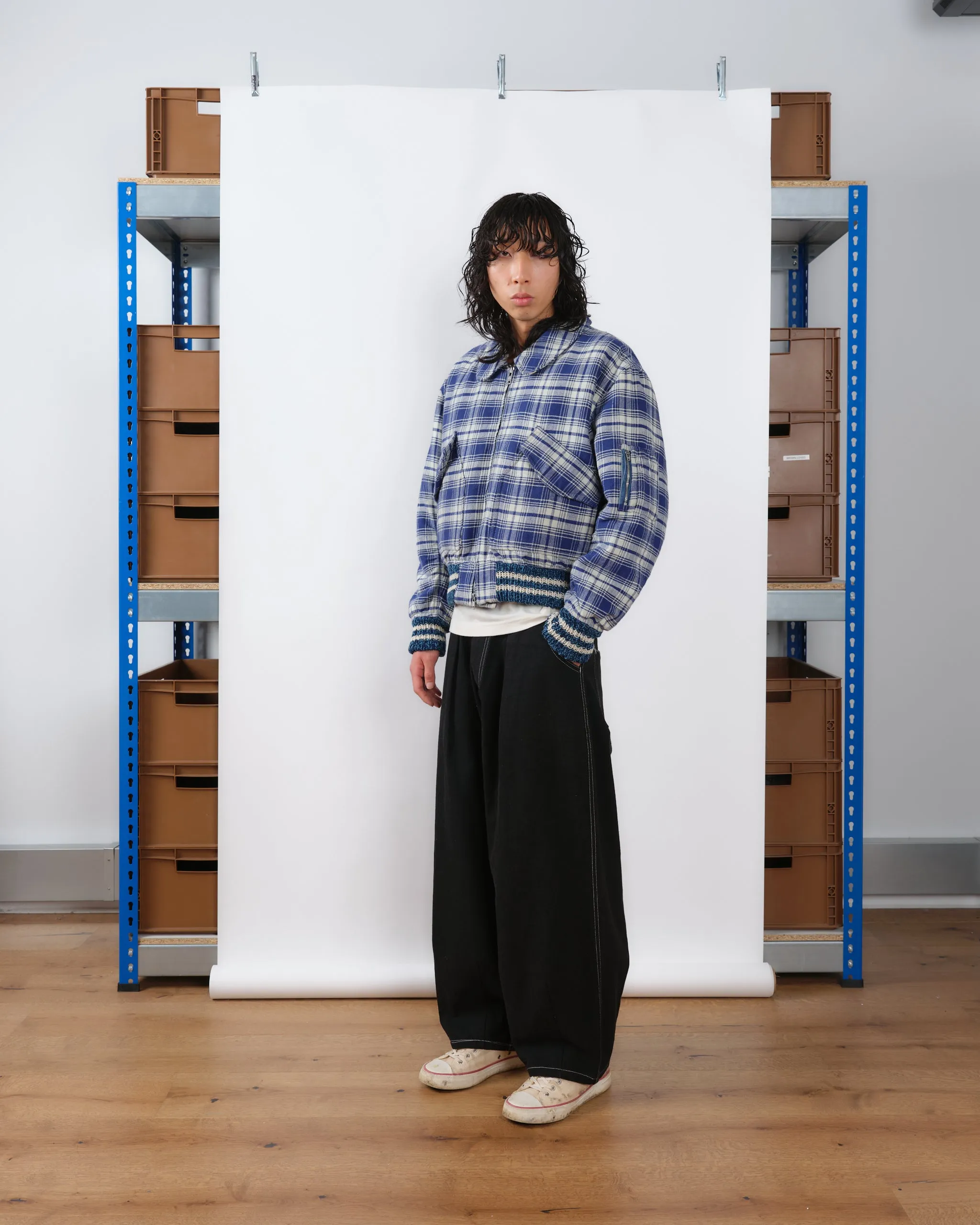 Grain Bomber - Picnic Check Handloom sold by Story Mfg. product image thumbnail 2