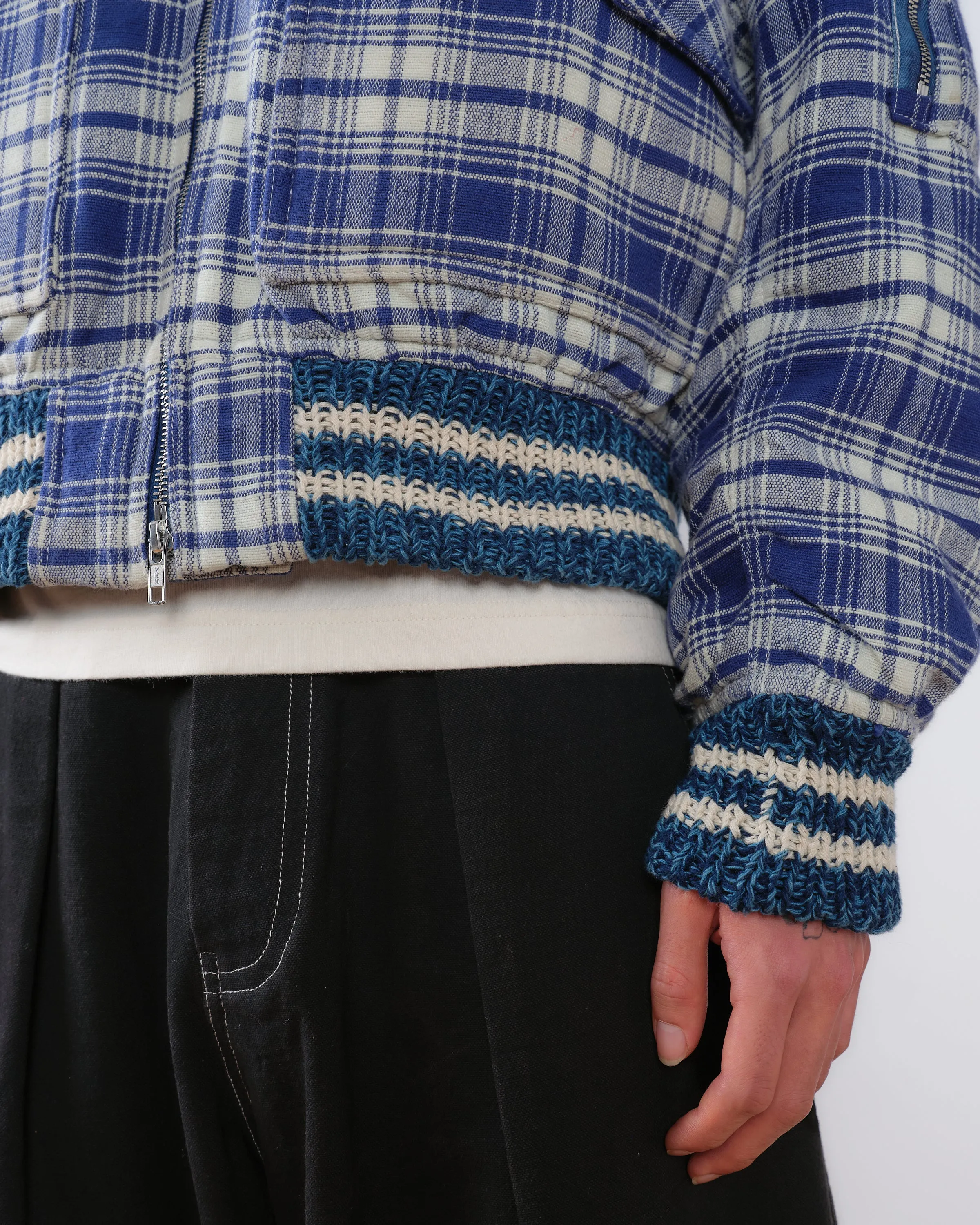 Grain Bomber - Picnic Check Handloom sold by Story Mfg. product image thumbnail 4