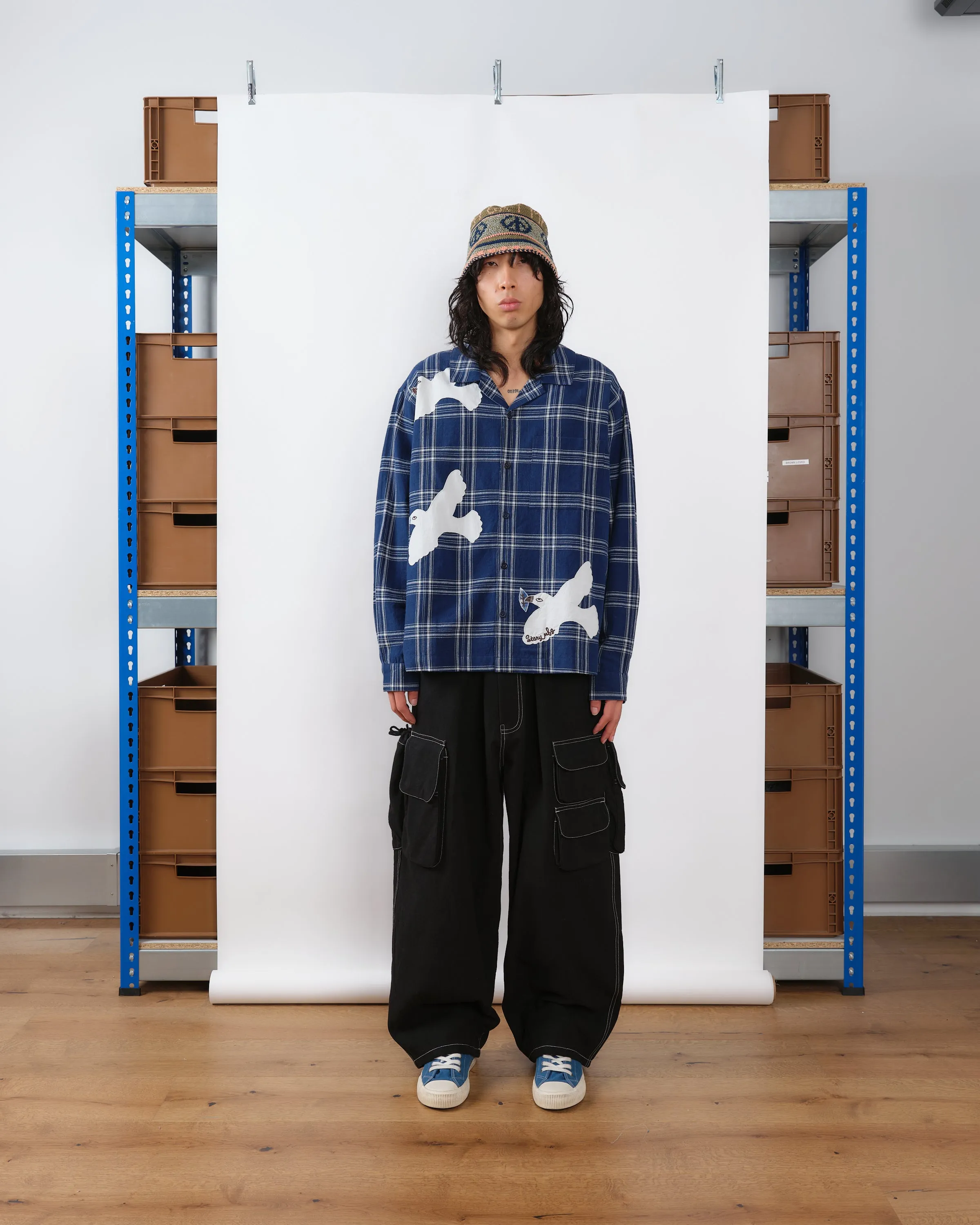 Forager Pants - Black Contrast Slub sold by Story Mfg. product image thumbnail 4