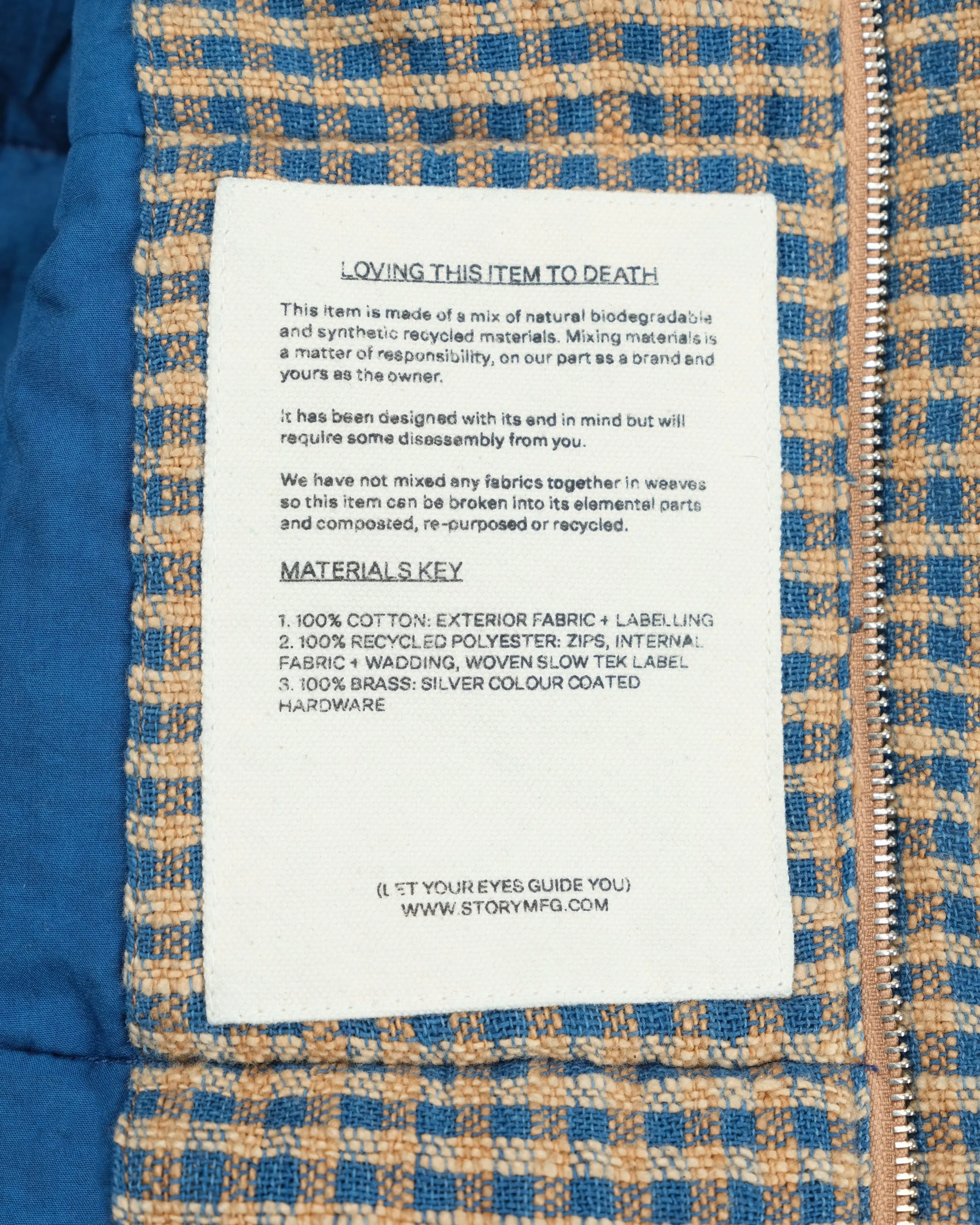 Yanam Jacket - Wobbly Waffle sold by Story Mfg. product image thumbnail 4