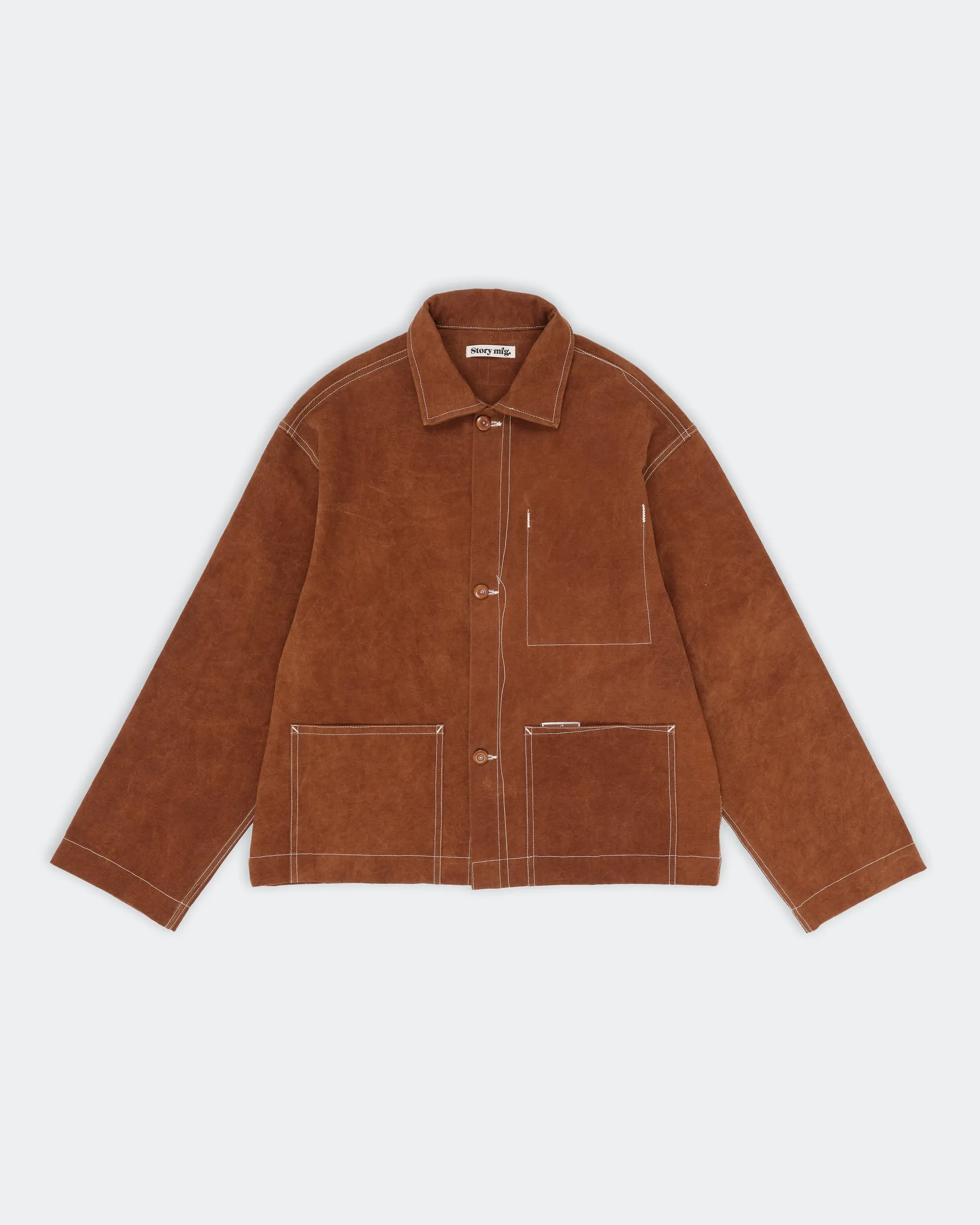 Short on Time Jacket - Brown Wonky-Wear sold by Story Mfg. product image thumbnail 3