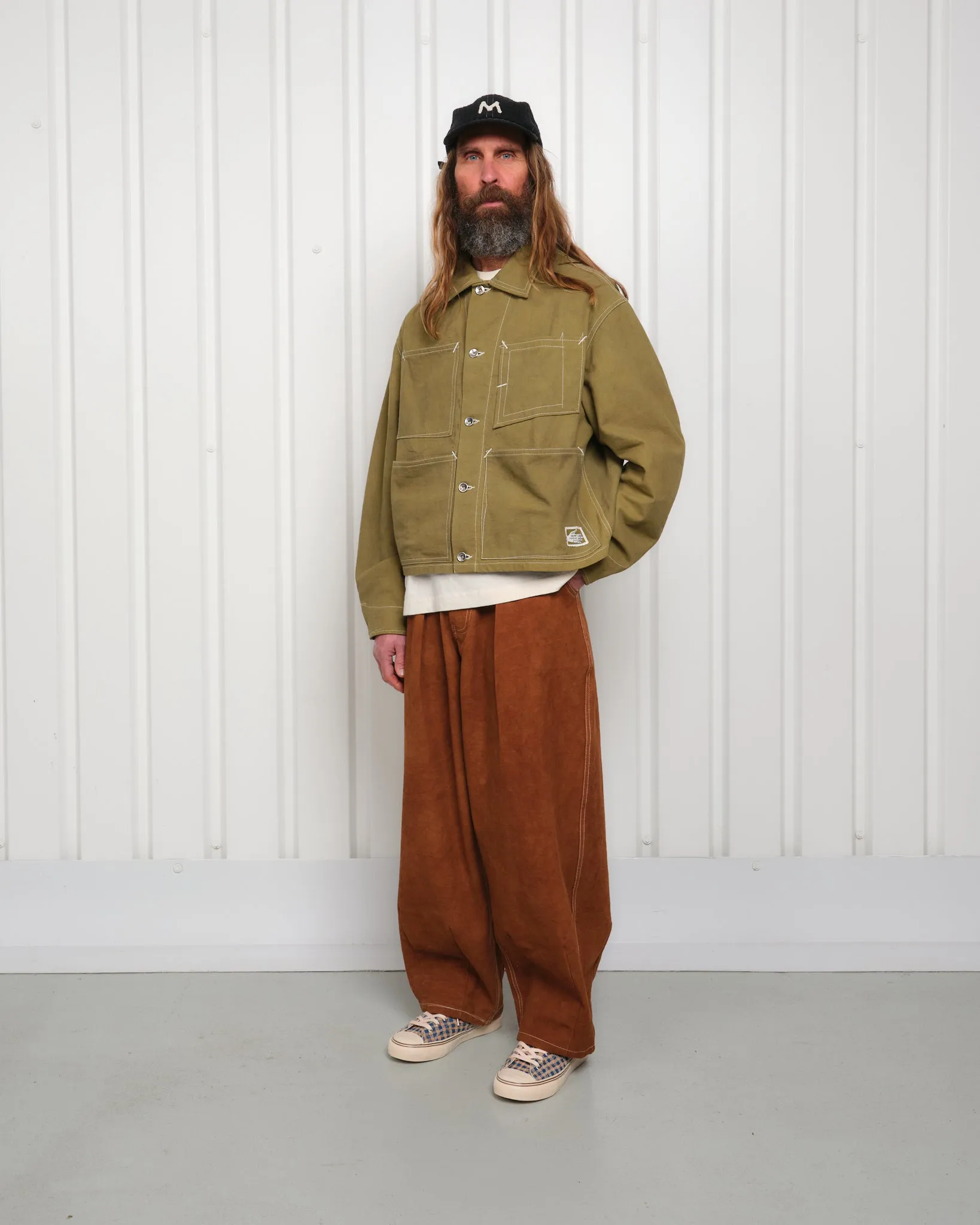 Post Jacket - Olive Wonky-Wear sold by Story Mfg. product image thumbnail 3