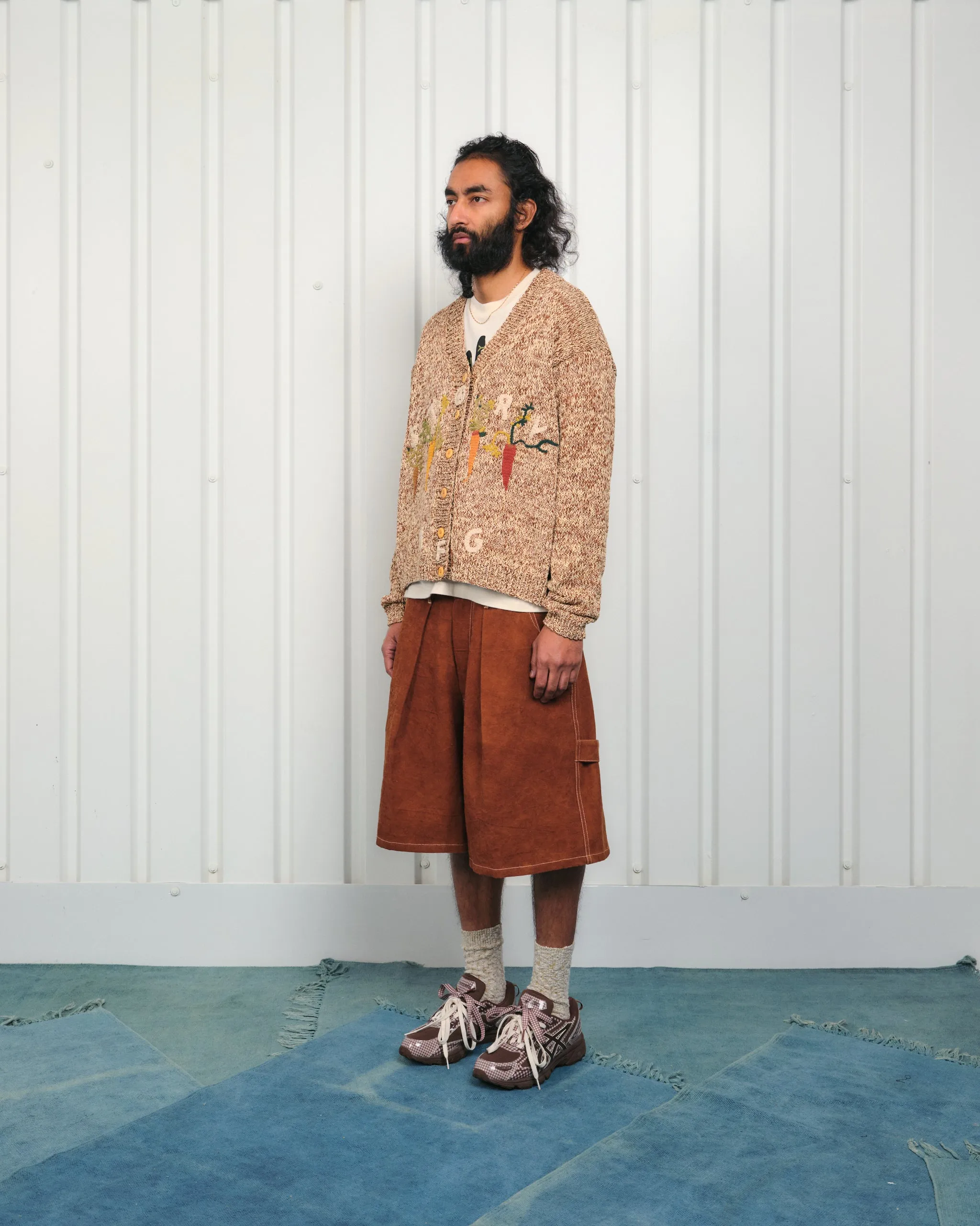 Lush Carpenter Shorts - Brown Wonky-Wear sold by Story Mfg. product image thumbnail 2