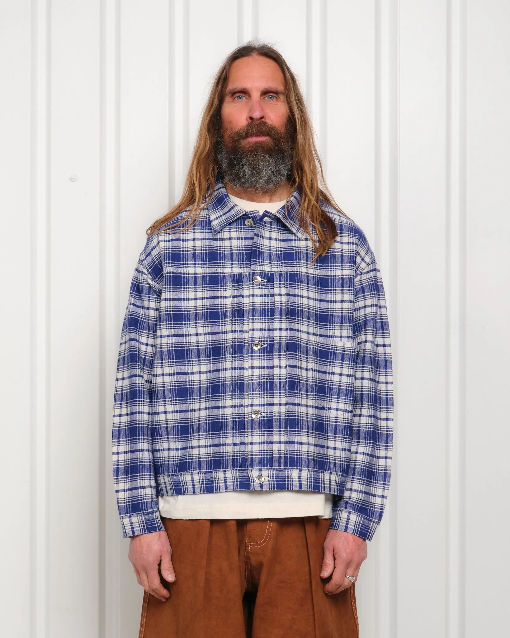 Friday Jacket - Picnic Check Wonky-Wear sold by Story Mfg.