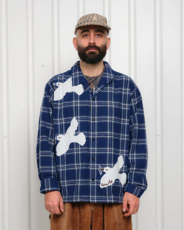 Greetings Shirt LS - Doves sold by Story Mfg.