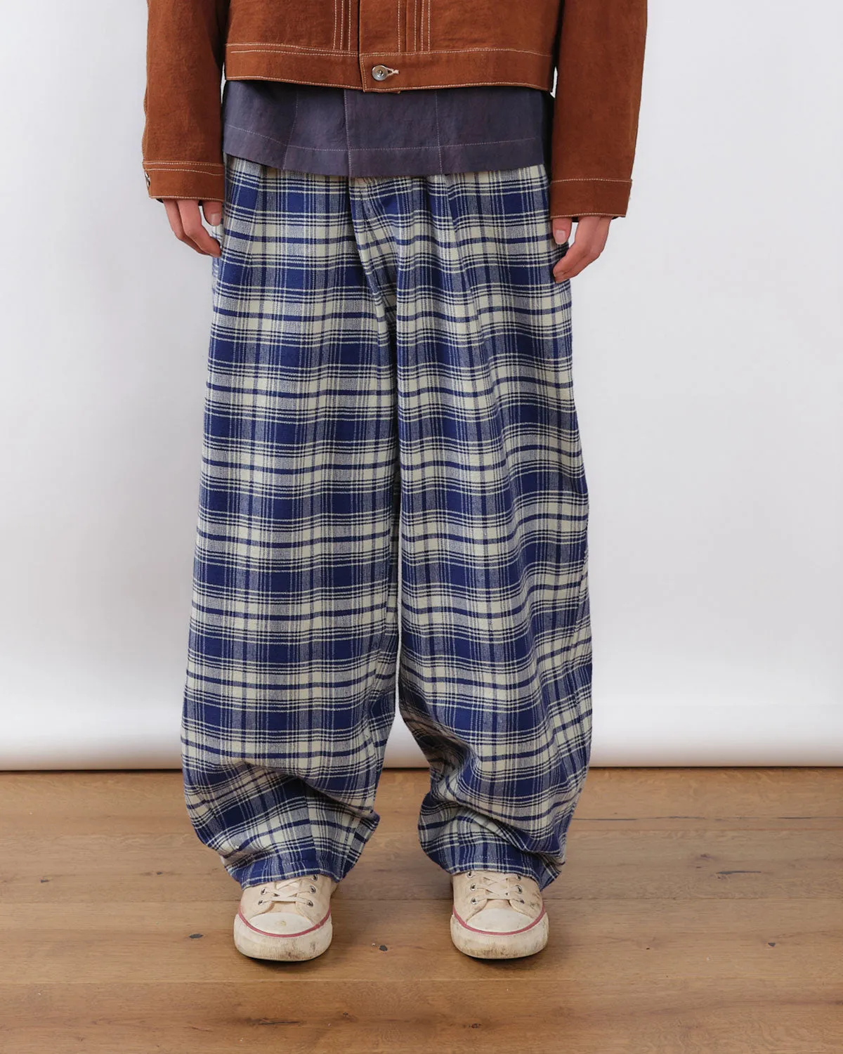 Lush Pants - Picnic Check Handloom sold by Story Mfg.