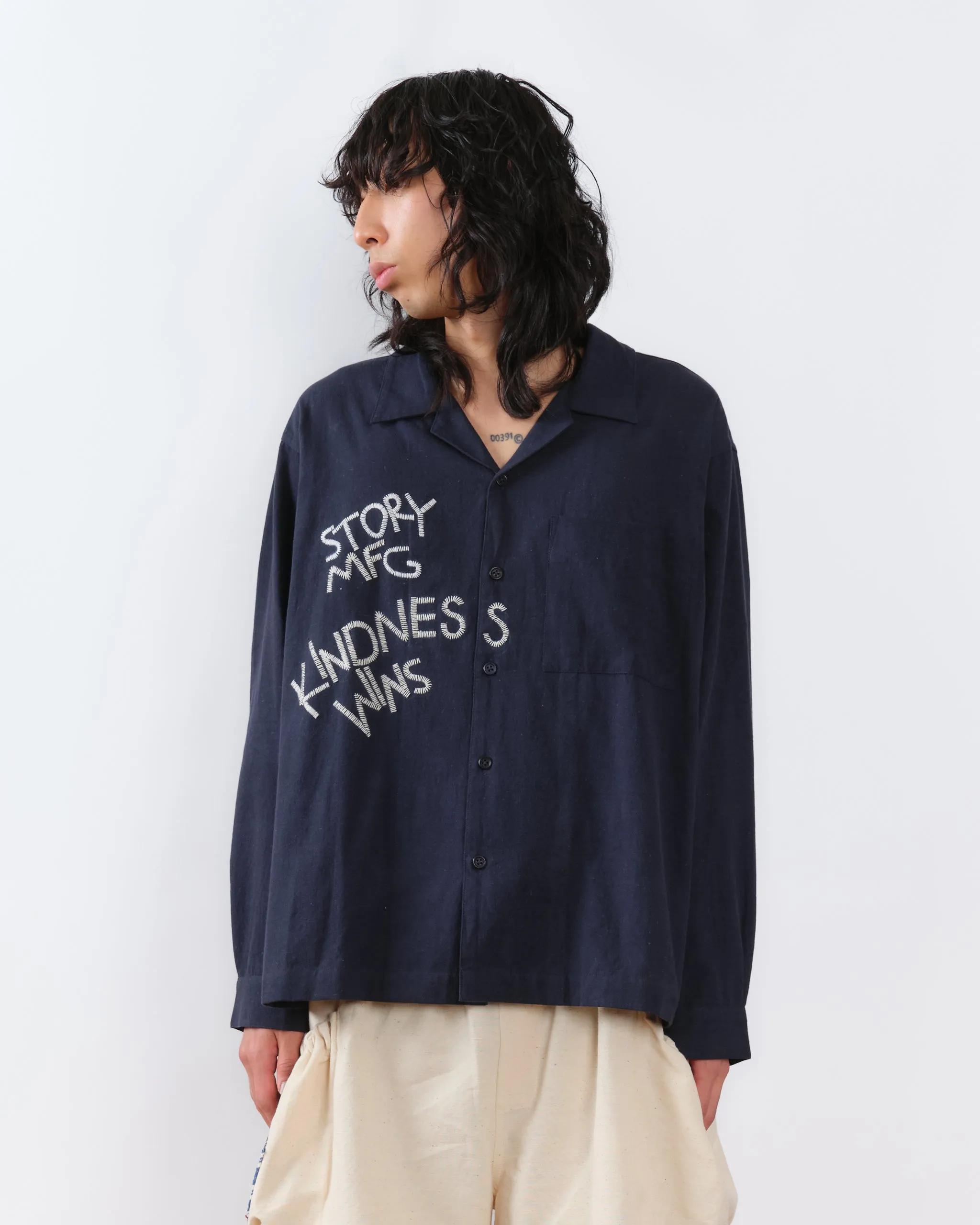 Greetings Shirt LS - Kindness Wins Ink sold by Story Mfg.