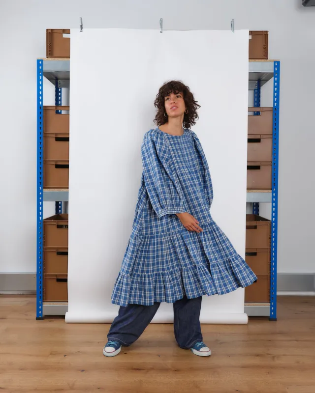 Cloud Dress - Country Check sold by Story Mfg.