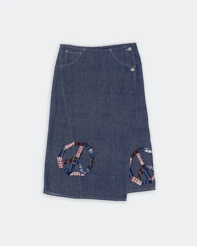 Fold Skirt - Peace Patchwork made by Story Mfg.