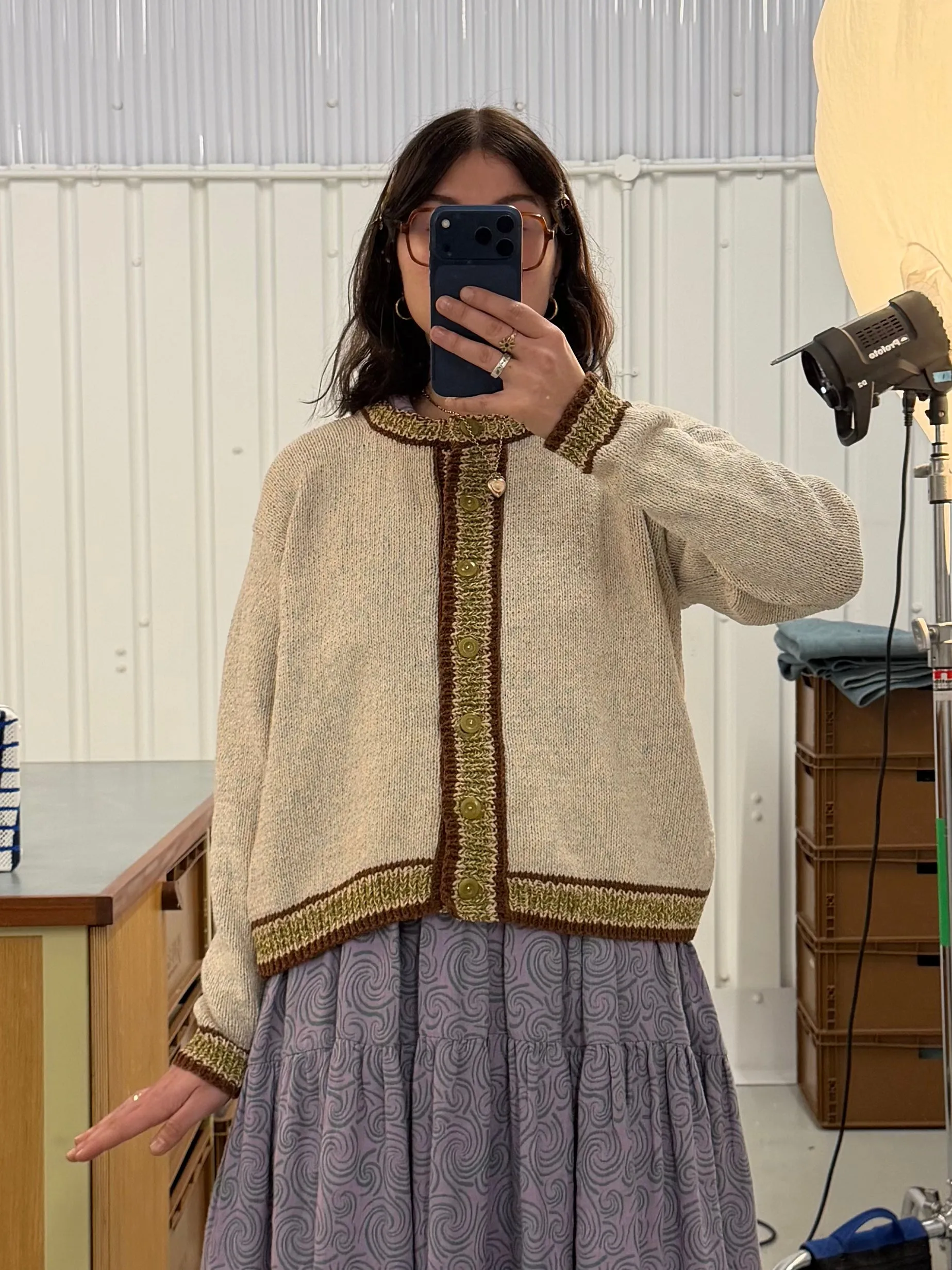 Root Knit Cardigan - Blush sold by Story Mfg. product image thumbnail 3