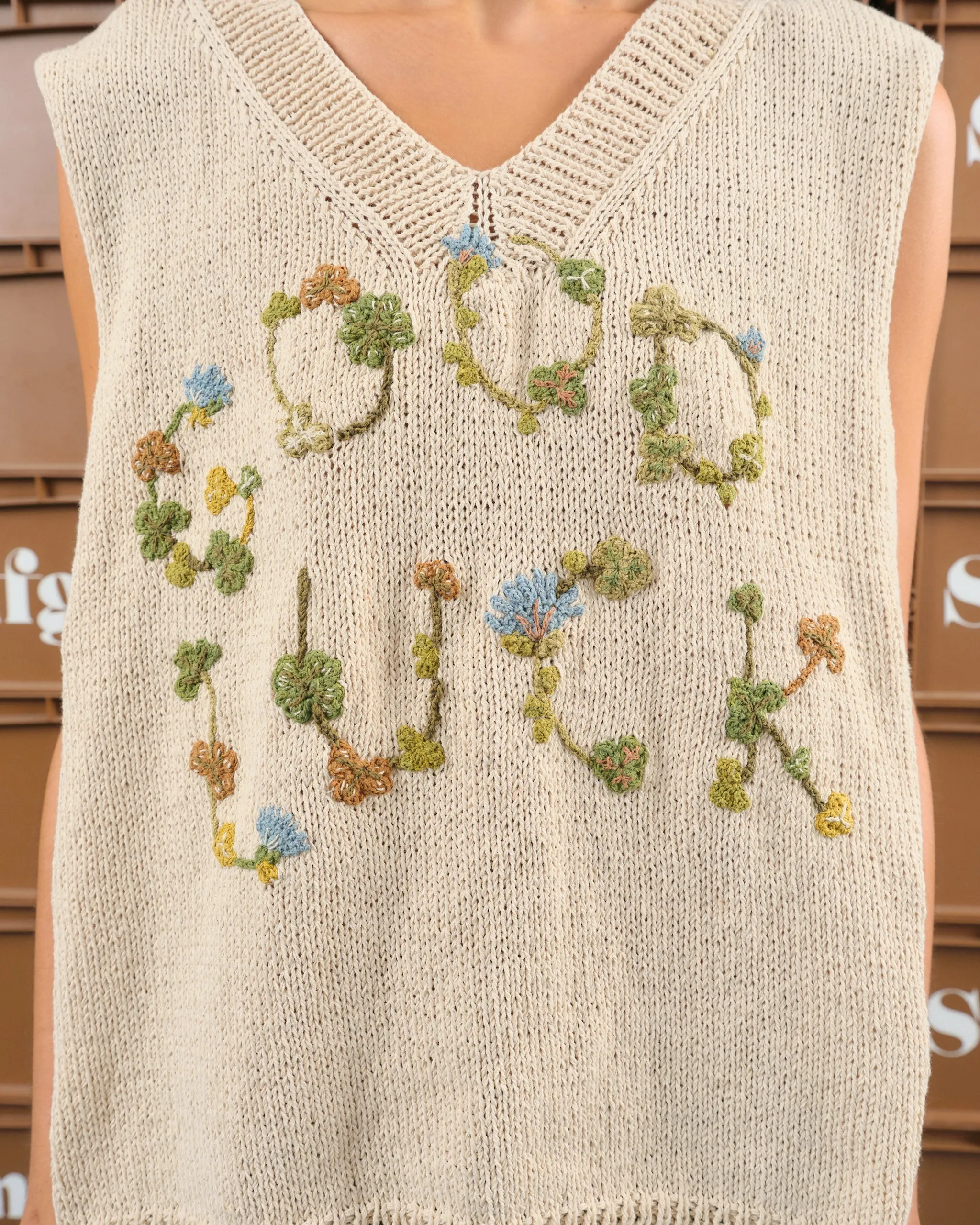 Party Knit Vest - Good Luck sold by Story Mfg. product image thumbnail 5