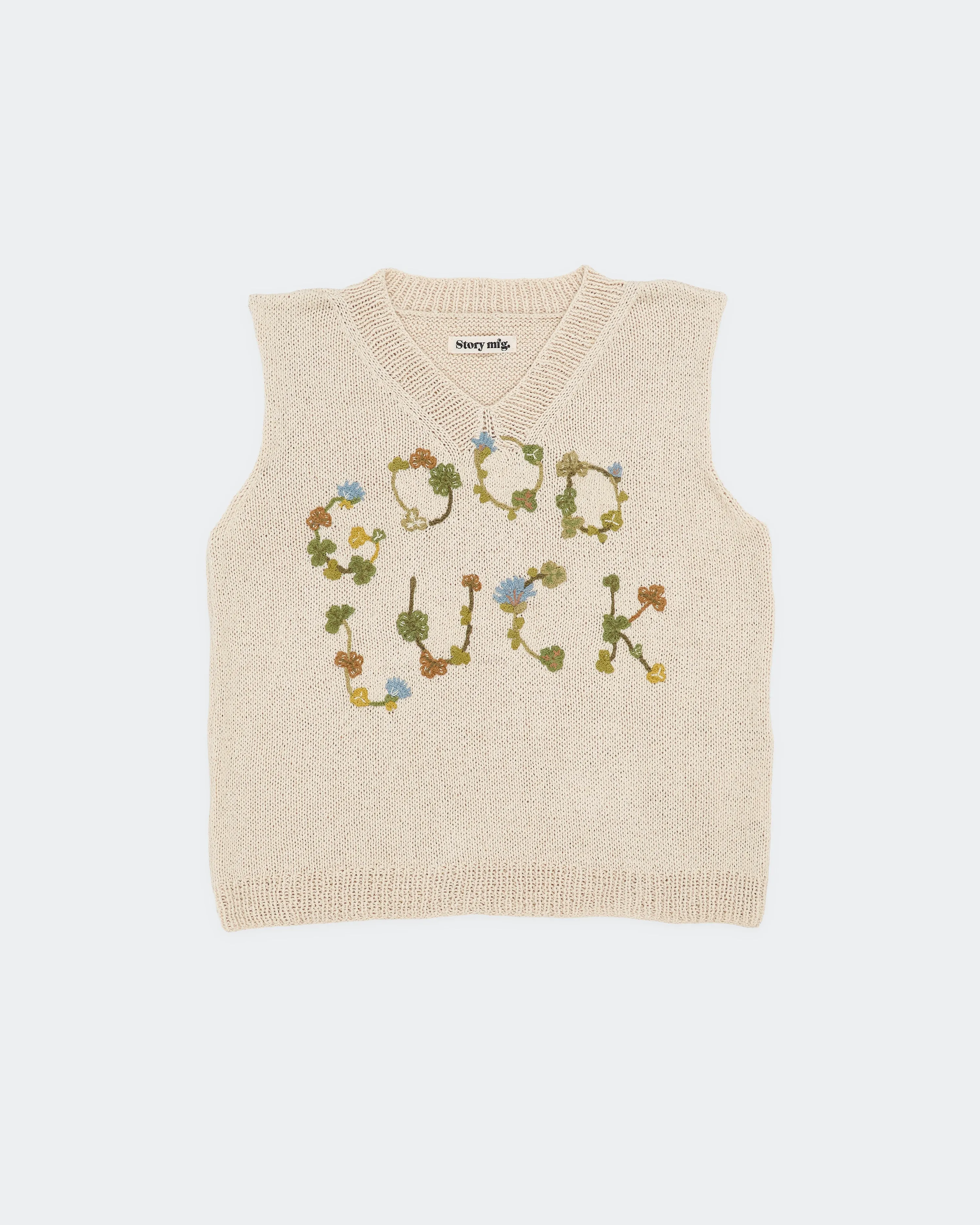 Party Knit Vest - Good Luck sold by Story Mfg. product image thumbnail 3