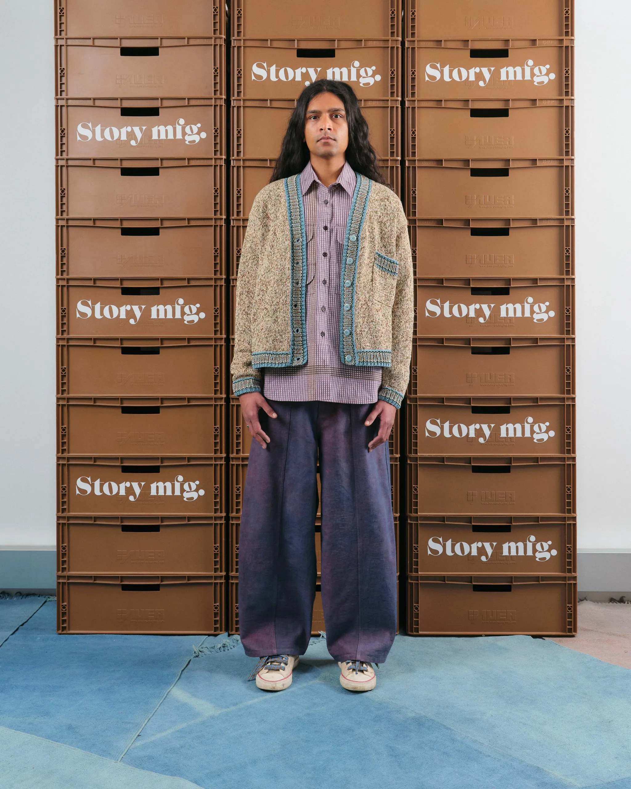 Bulb Knit Cardigan - Dust sold by Story Mfg. product image thumbnail 2