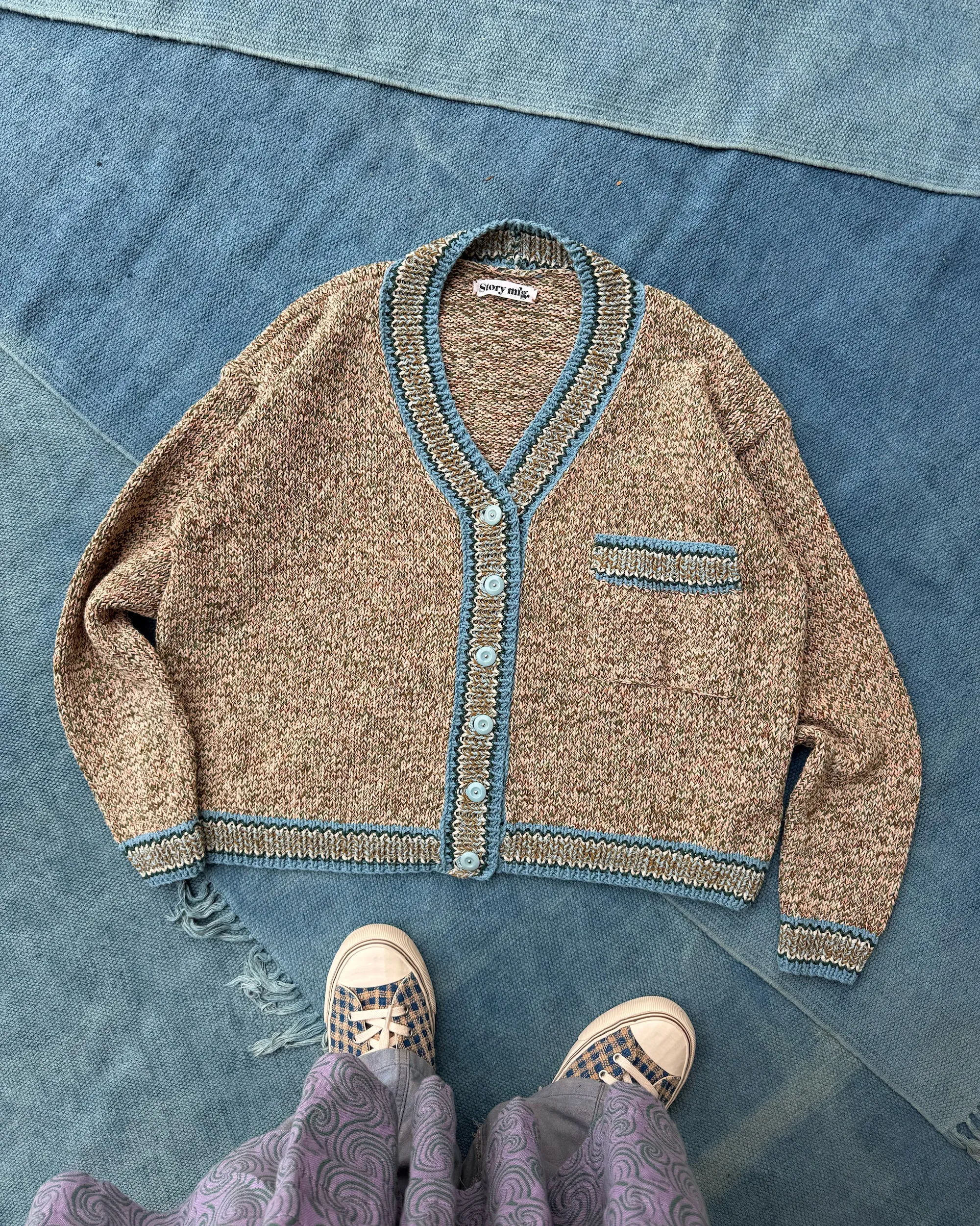 Bulb Knit Cardigan - Dust sold by Story Mfg. product image thumbnail 5