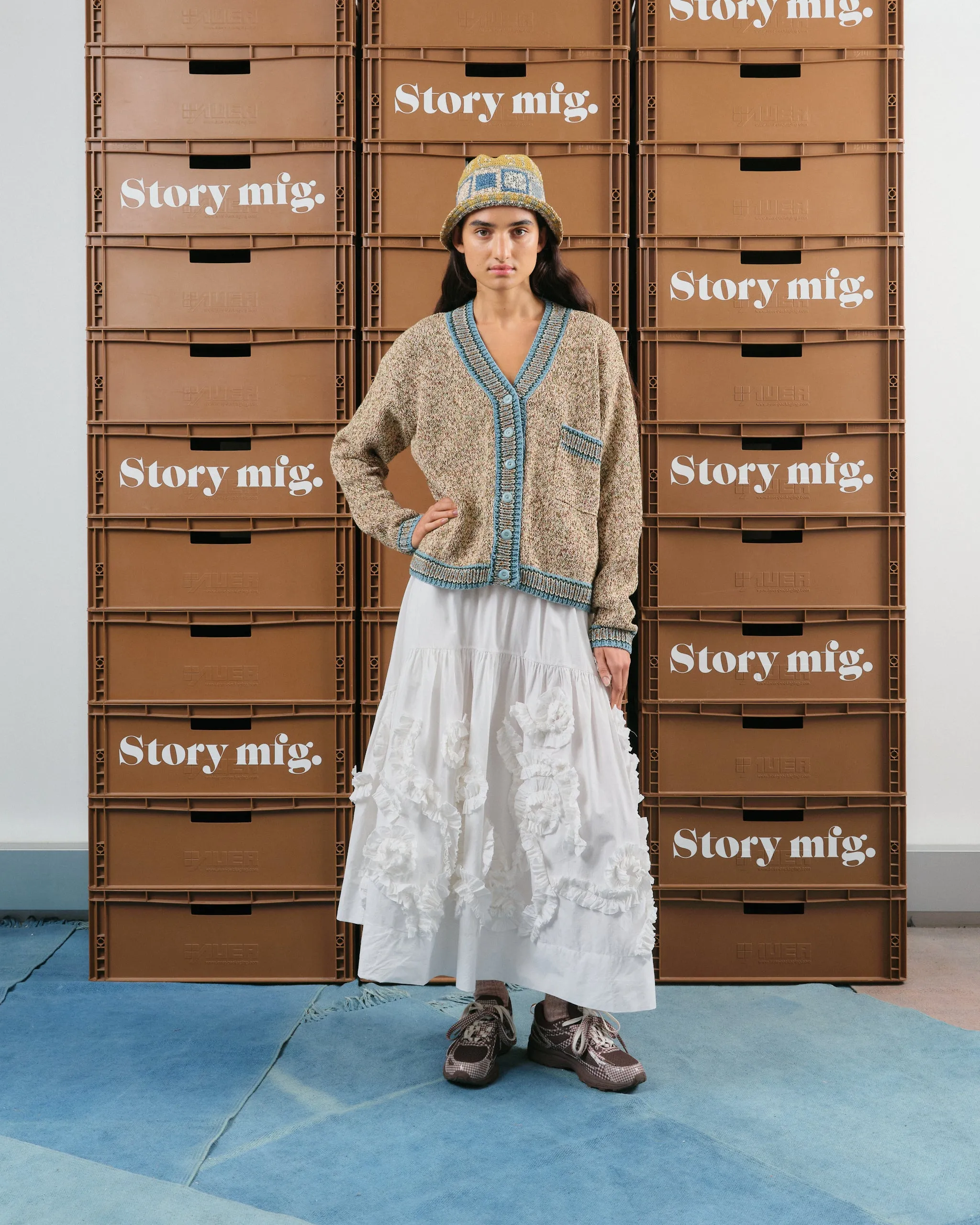 Bulb Knit Cardigan - Dust sold by Story Mfg. product image thumbnail 4